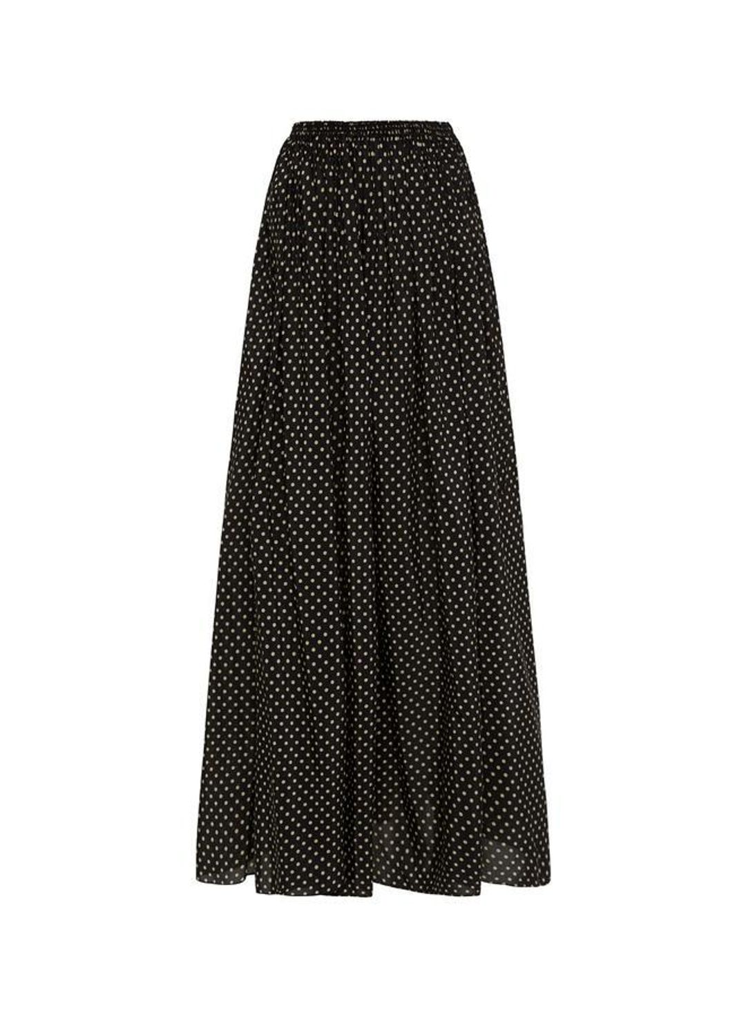 Shirred Wrap Skirt
