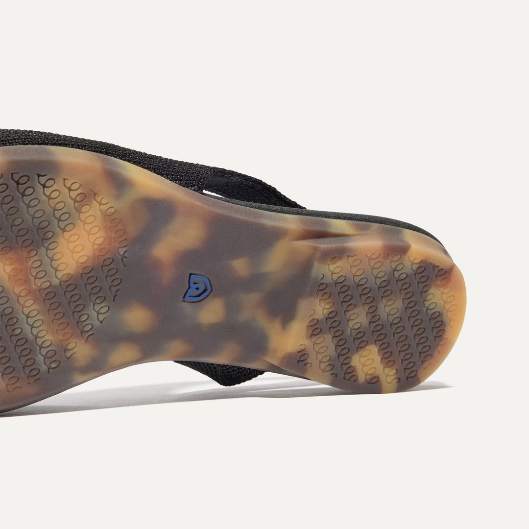 The Almond Slingback - Black #7