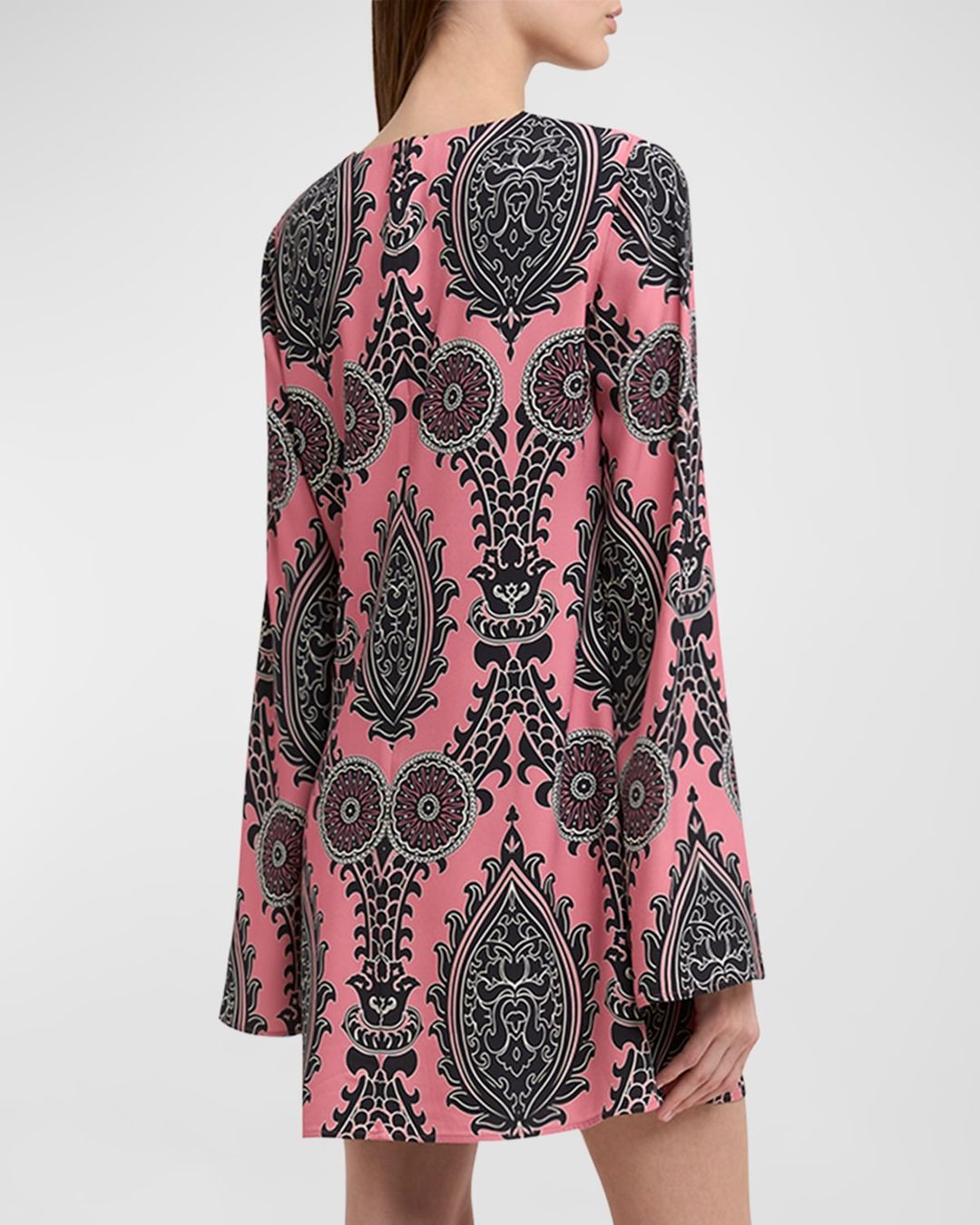 Supremes Long-Sleeve Mini Swing Dress #6