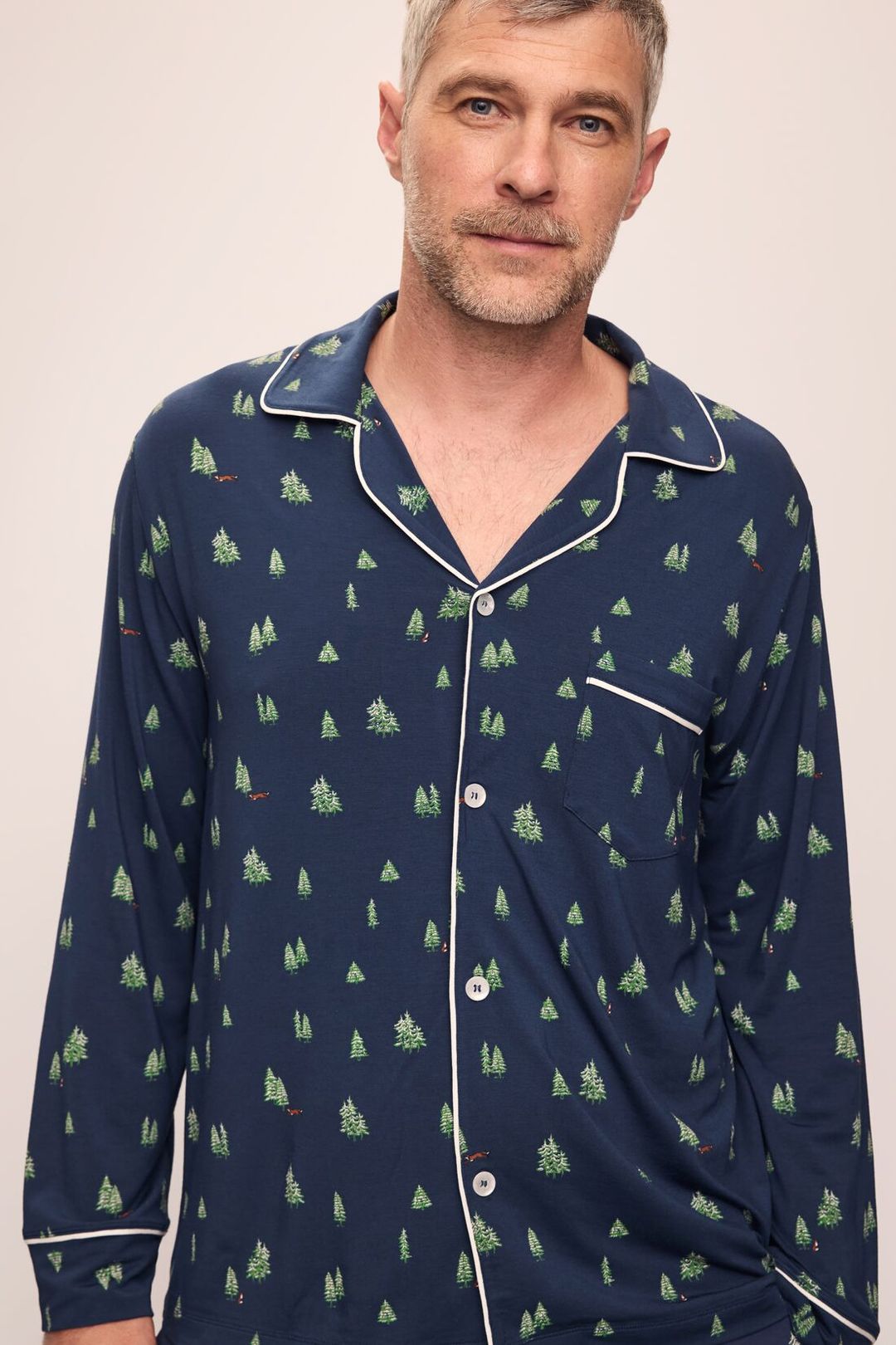 William Printed TENCEL™ Modal Long PJ Set