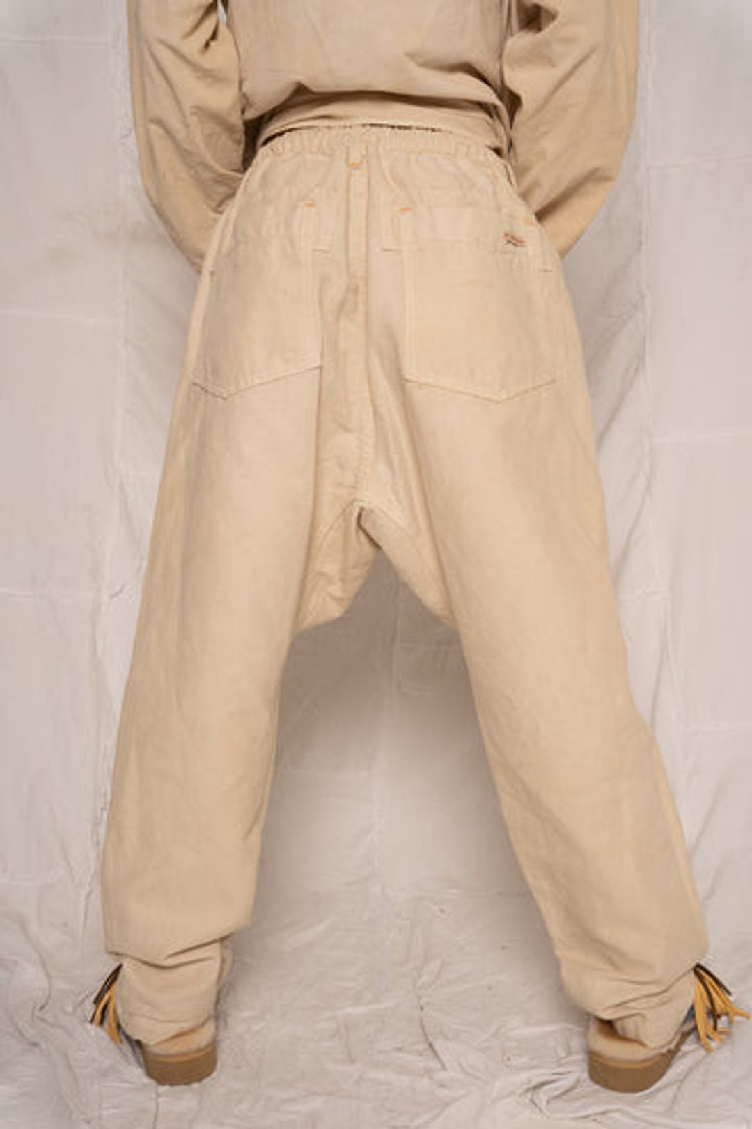 P63 Fatigue Military Hemp/Organic Cotton Uneven Dye Stone #10