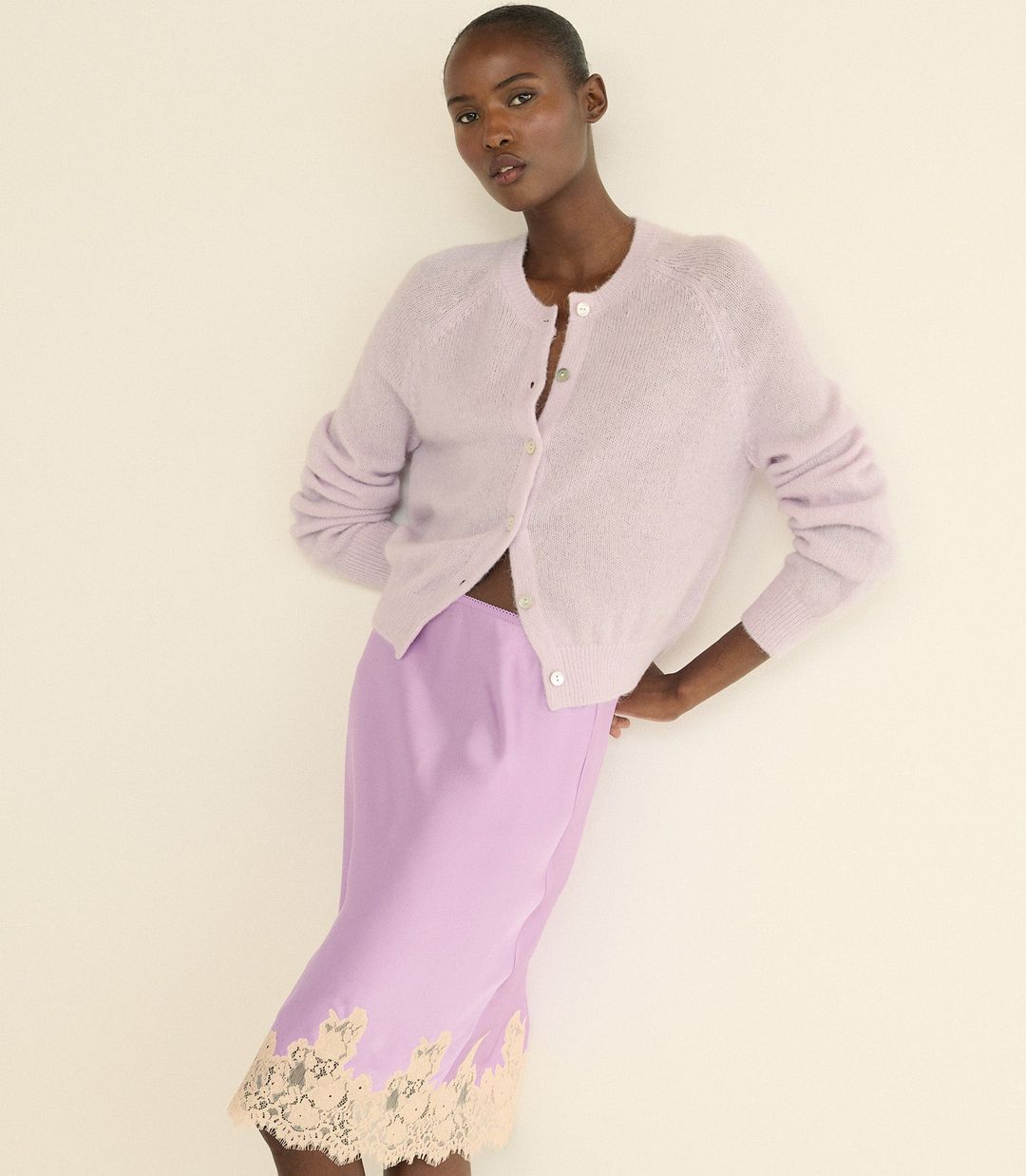 PETRA CARDIGAN -- VIOLET THISTLE #11