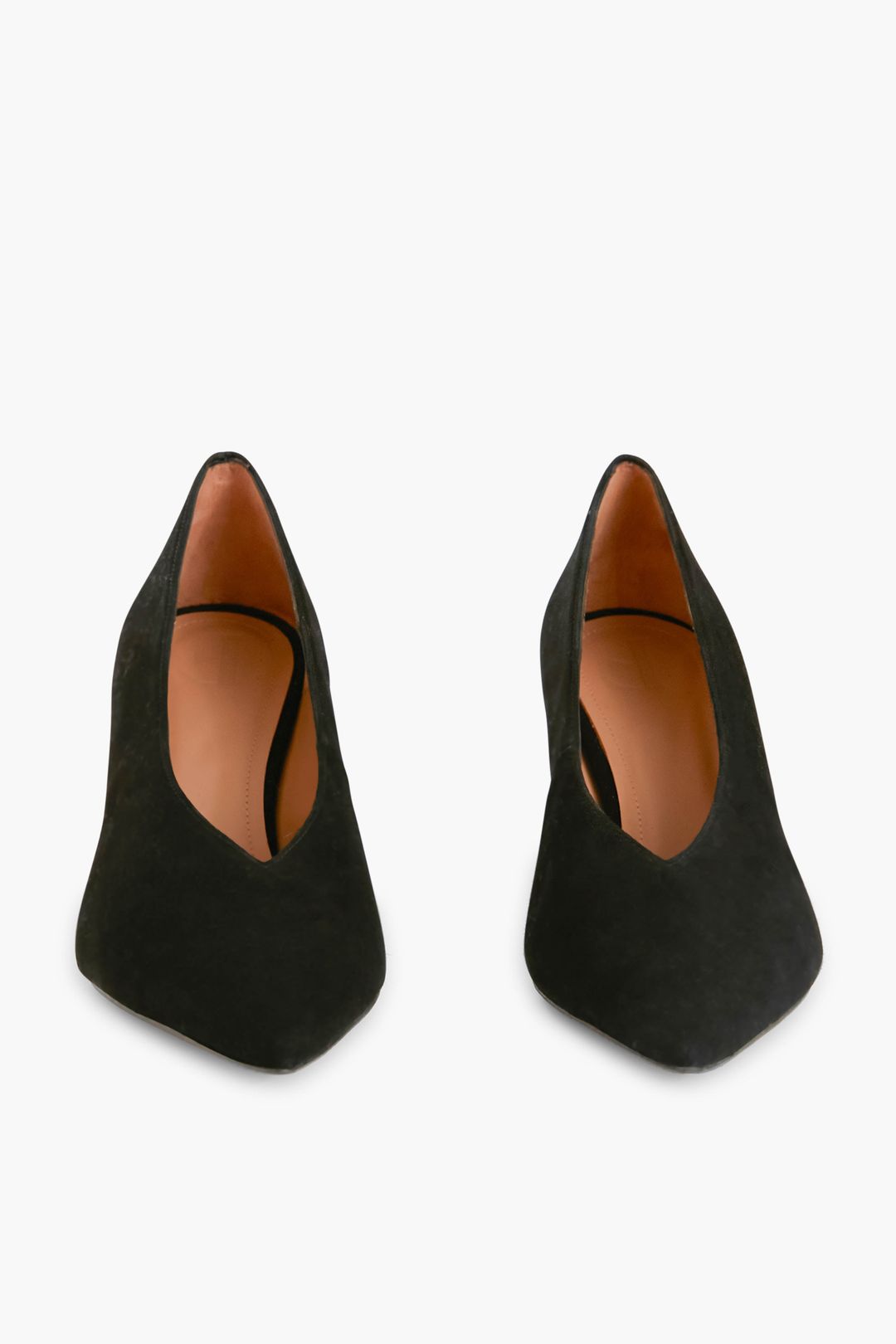 Black Suede Fabienne Heels #3