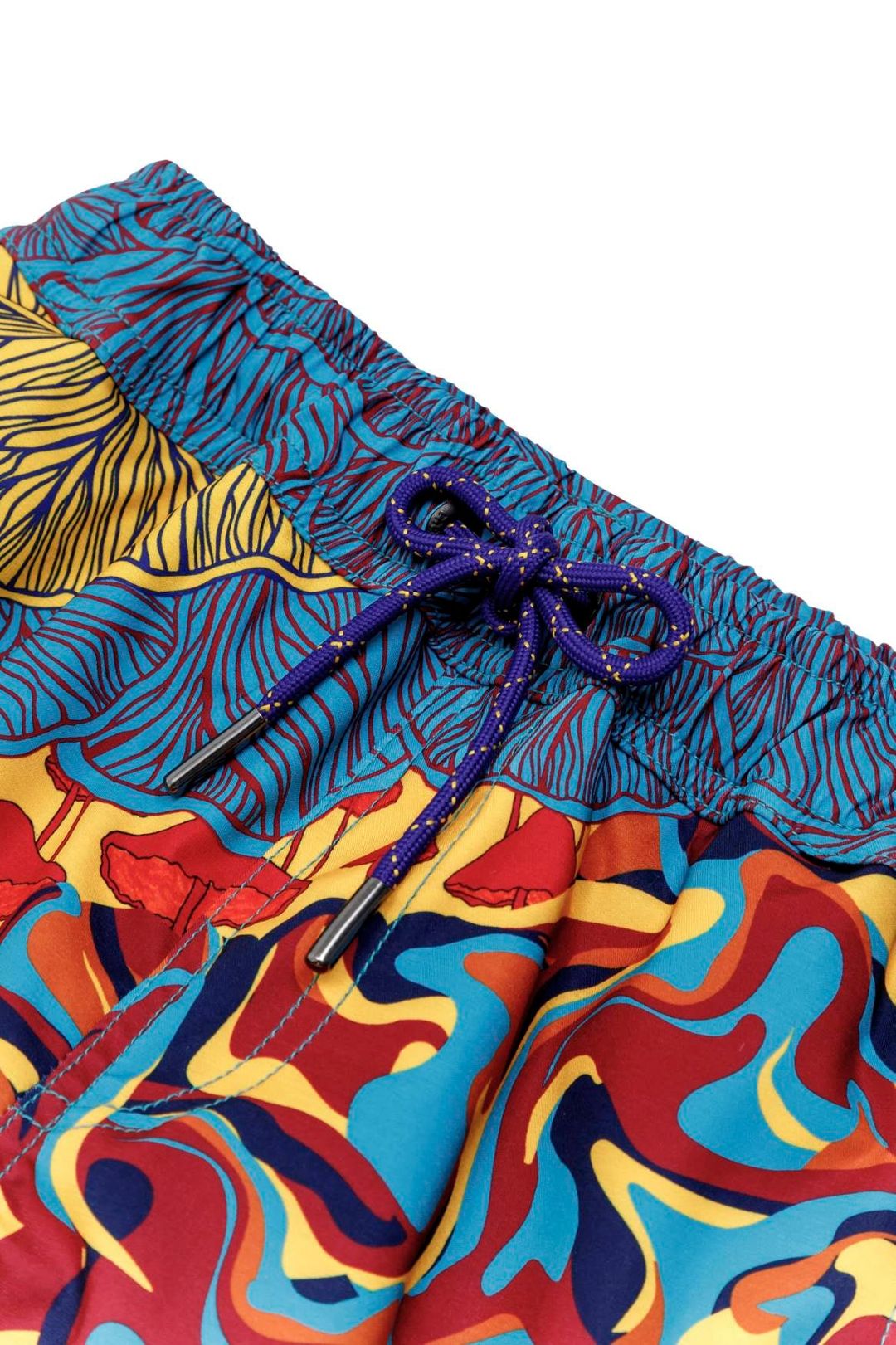 toc x agua bendita nick boys trunks in mushroom patchwork #3