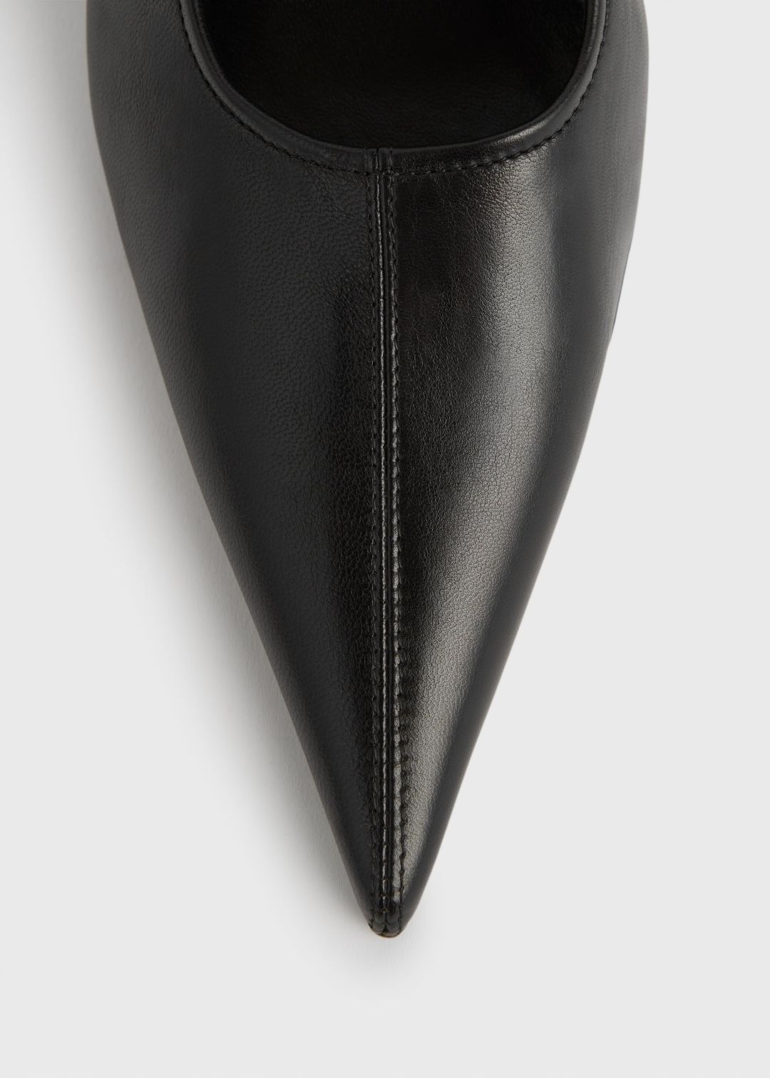 Sharp nappa wedge pumps black #6