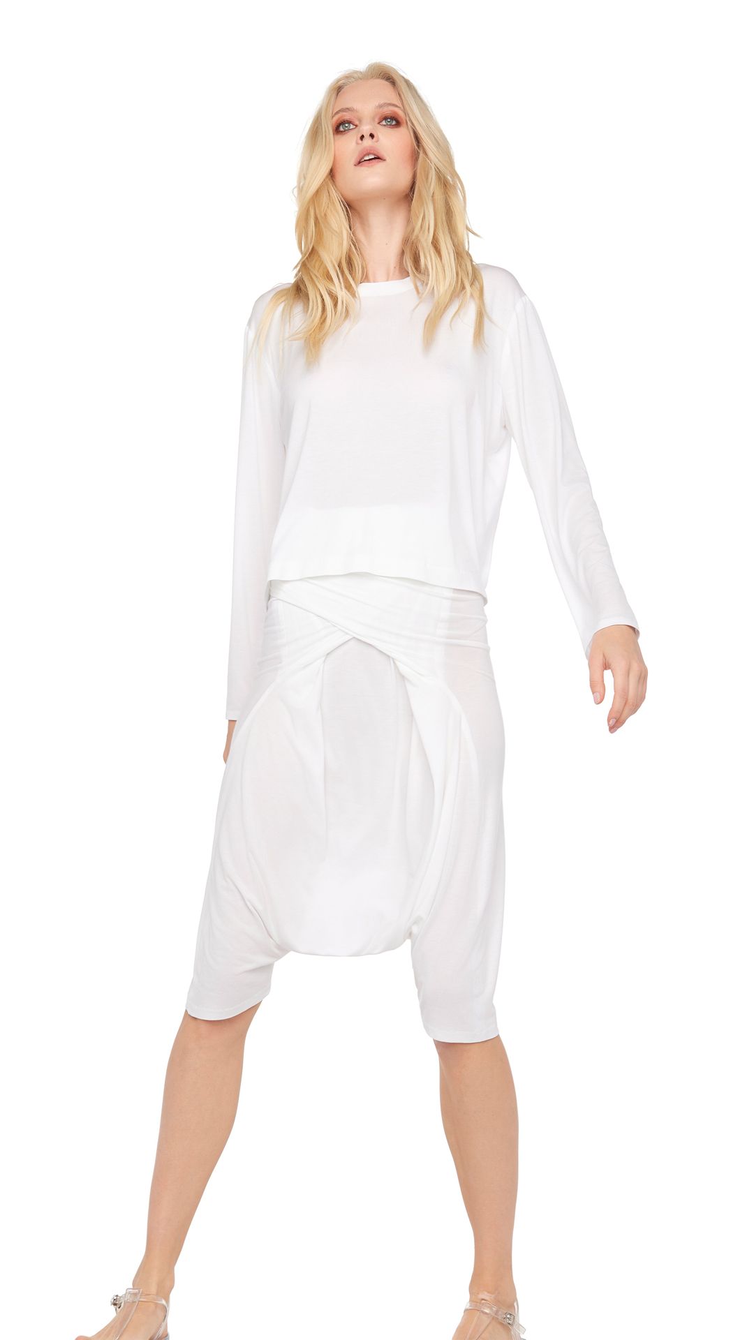 CROPPED BF LONG SLEEVE CREW TOP #5