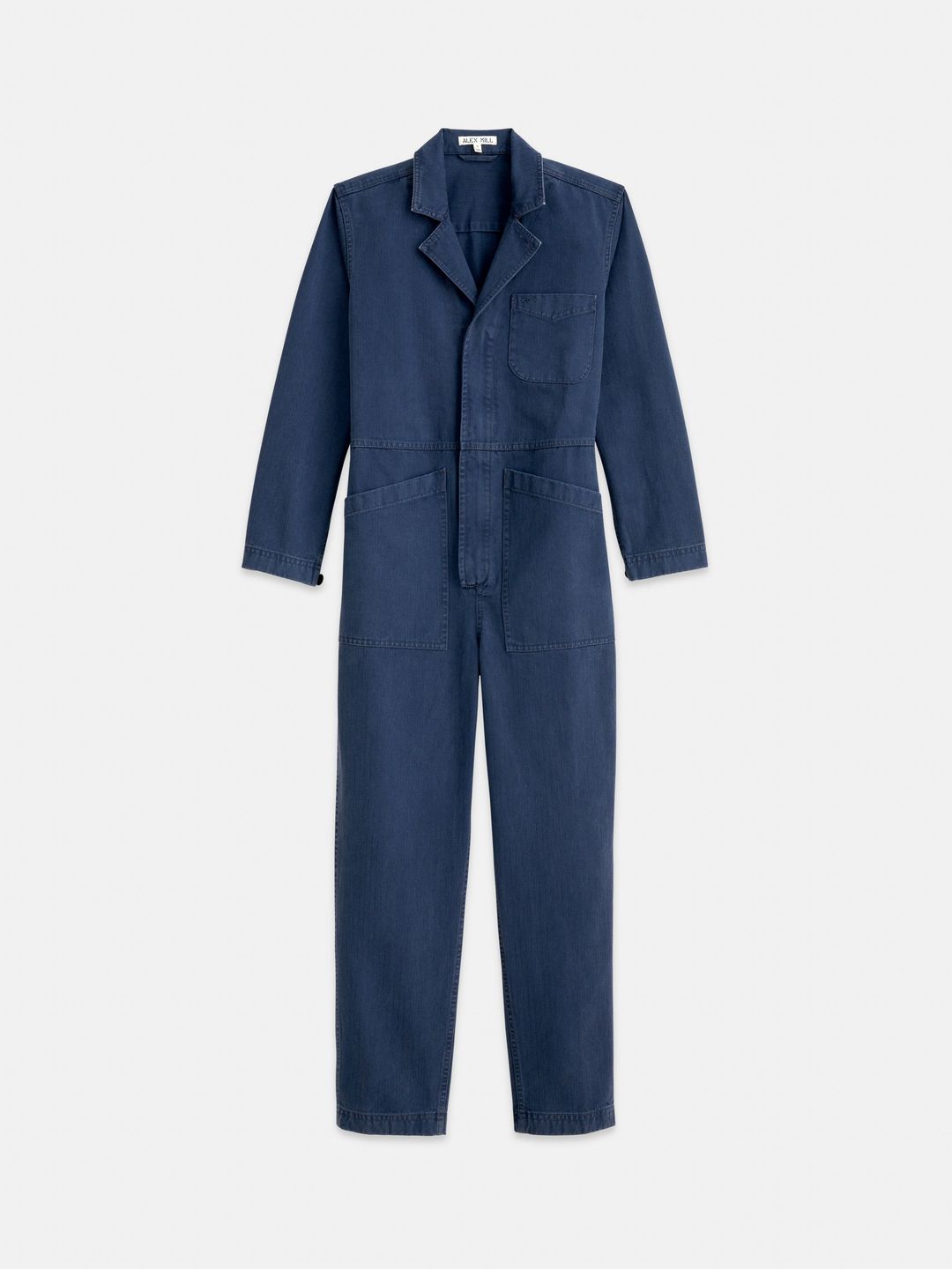 Standard Zip Jumpsuit in Herringbone