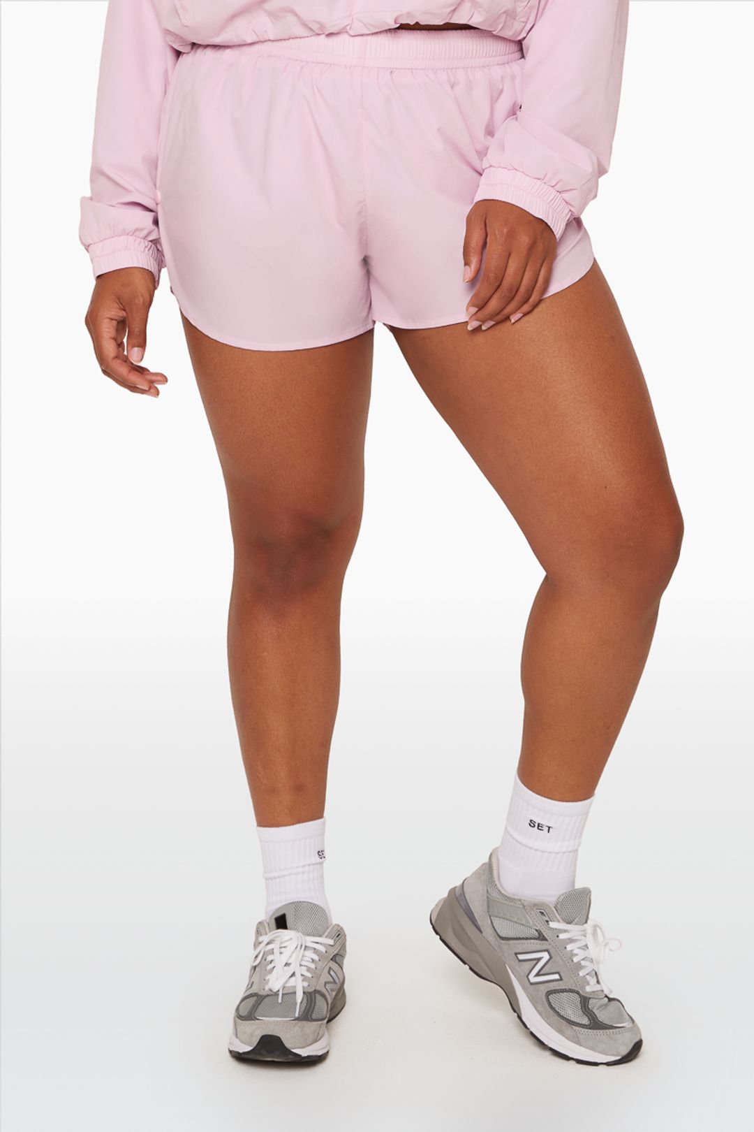 NYLON TRACK SHORTS - COWGIRL