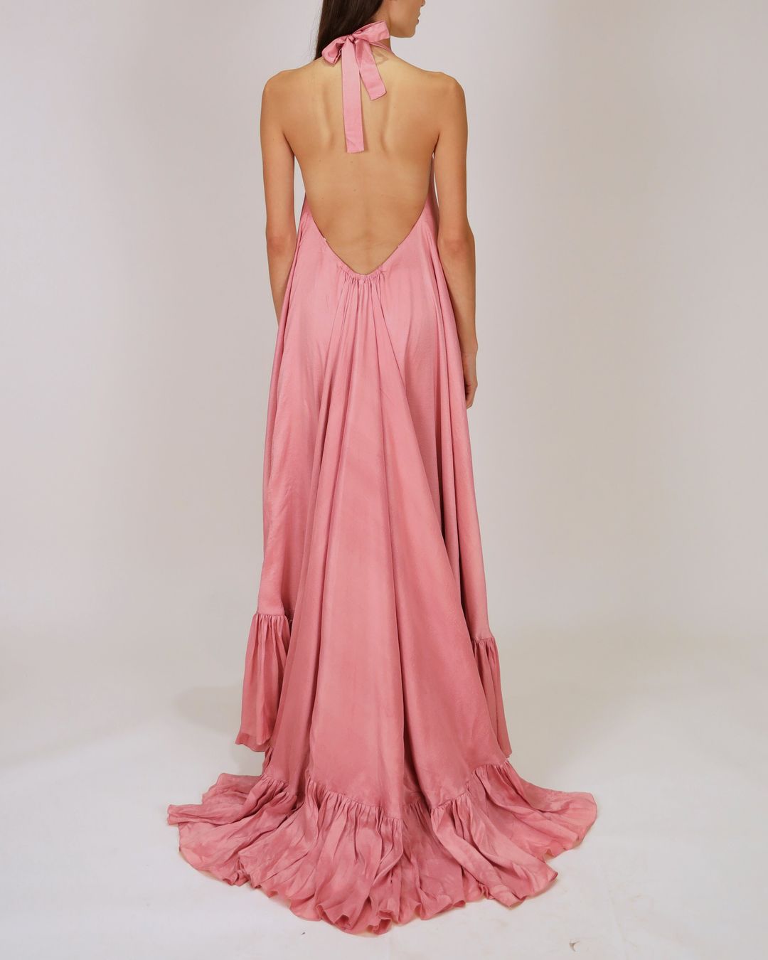 Sadie Raw Silk Gown #3