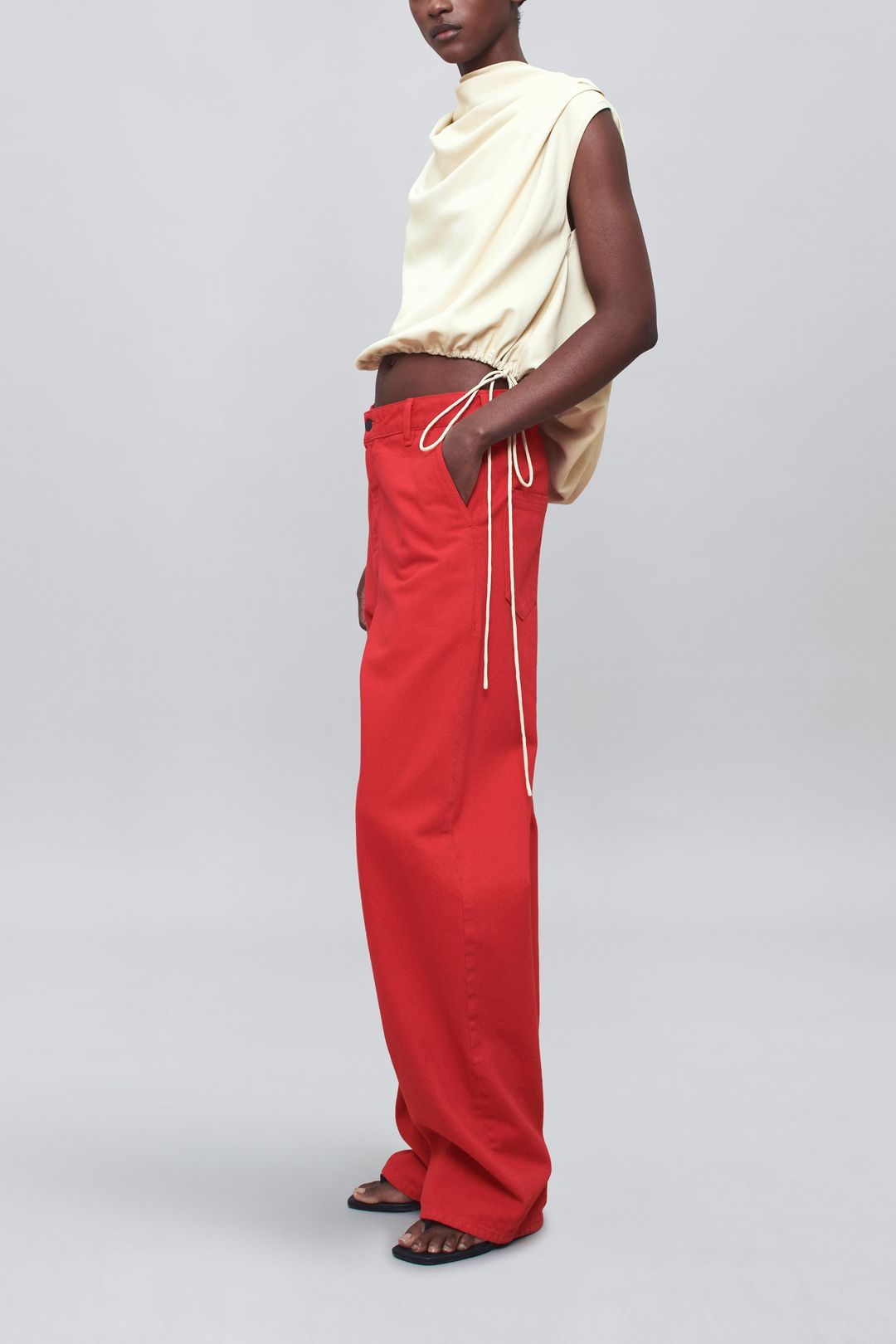 Column Leg Jeans in Cotton Denim #3