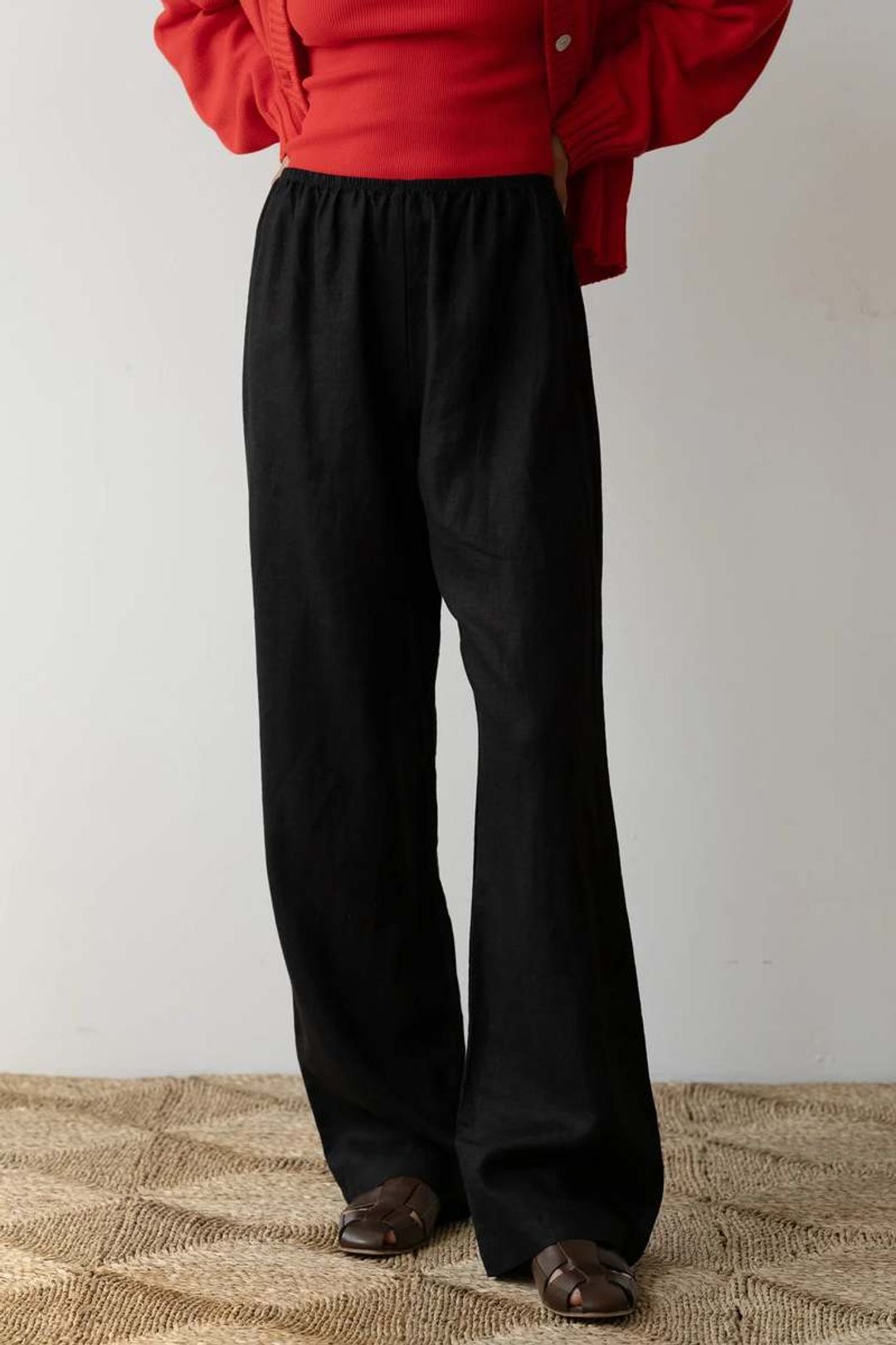 linen simple pant