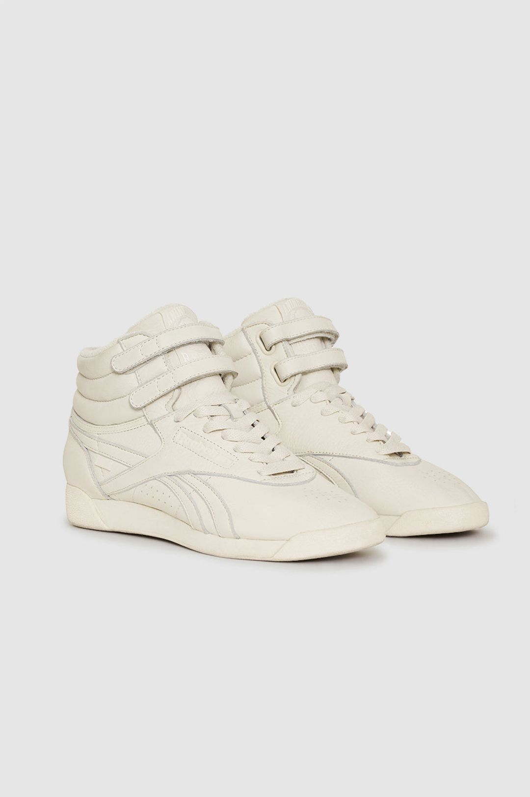 Reebok x ANINE BING Freestyle Hi Shoes - Bone White #3