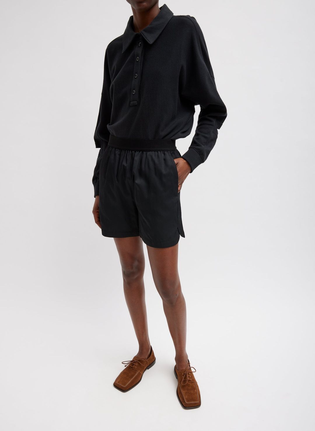 Summer Sweatshirting Polo Collar Sweatshirt #7