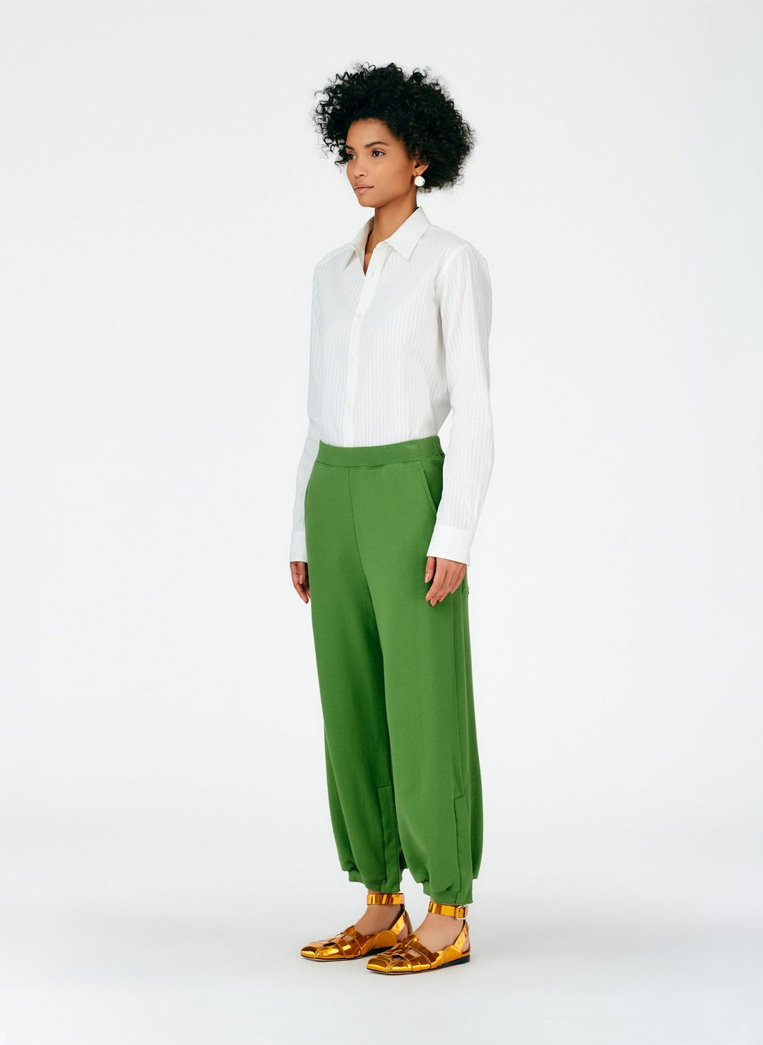 Cropped Sweatpant with Zipper #2