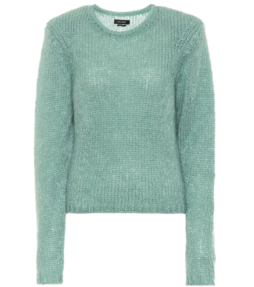 Chunky Knit Mohair-wool Blend Jumper In Green #6