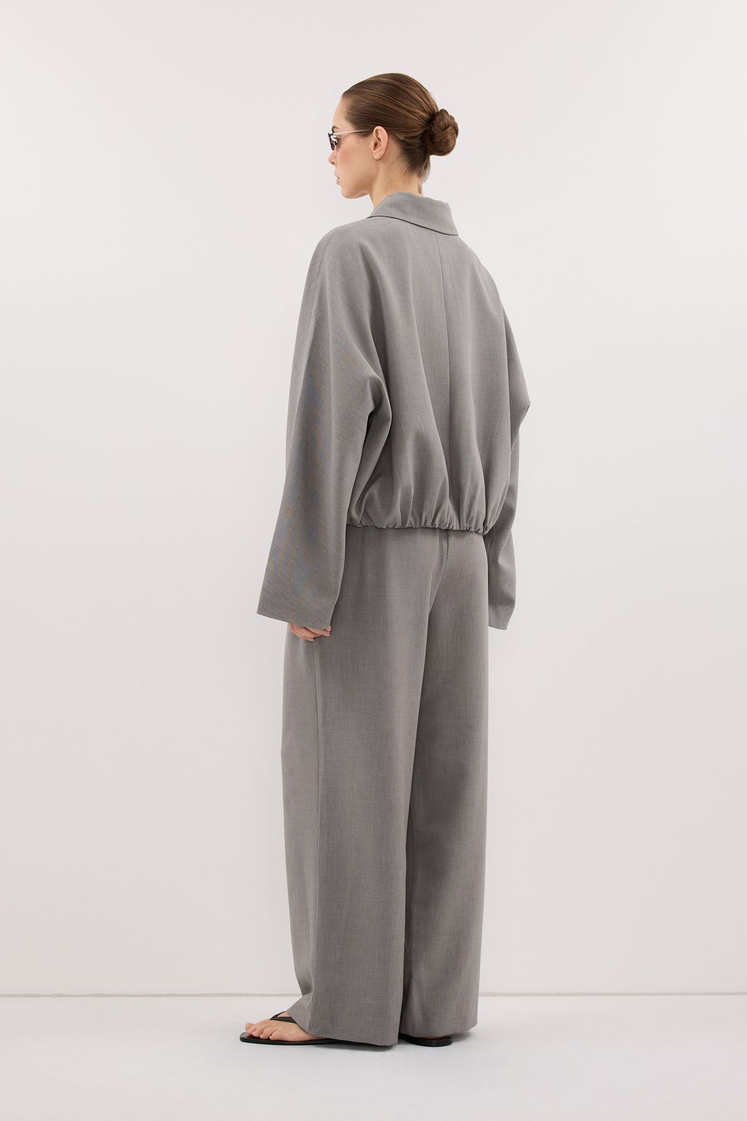 KENDALL STEEL GREY BOMBER JACKET #4