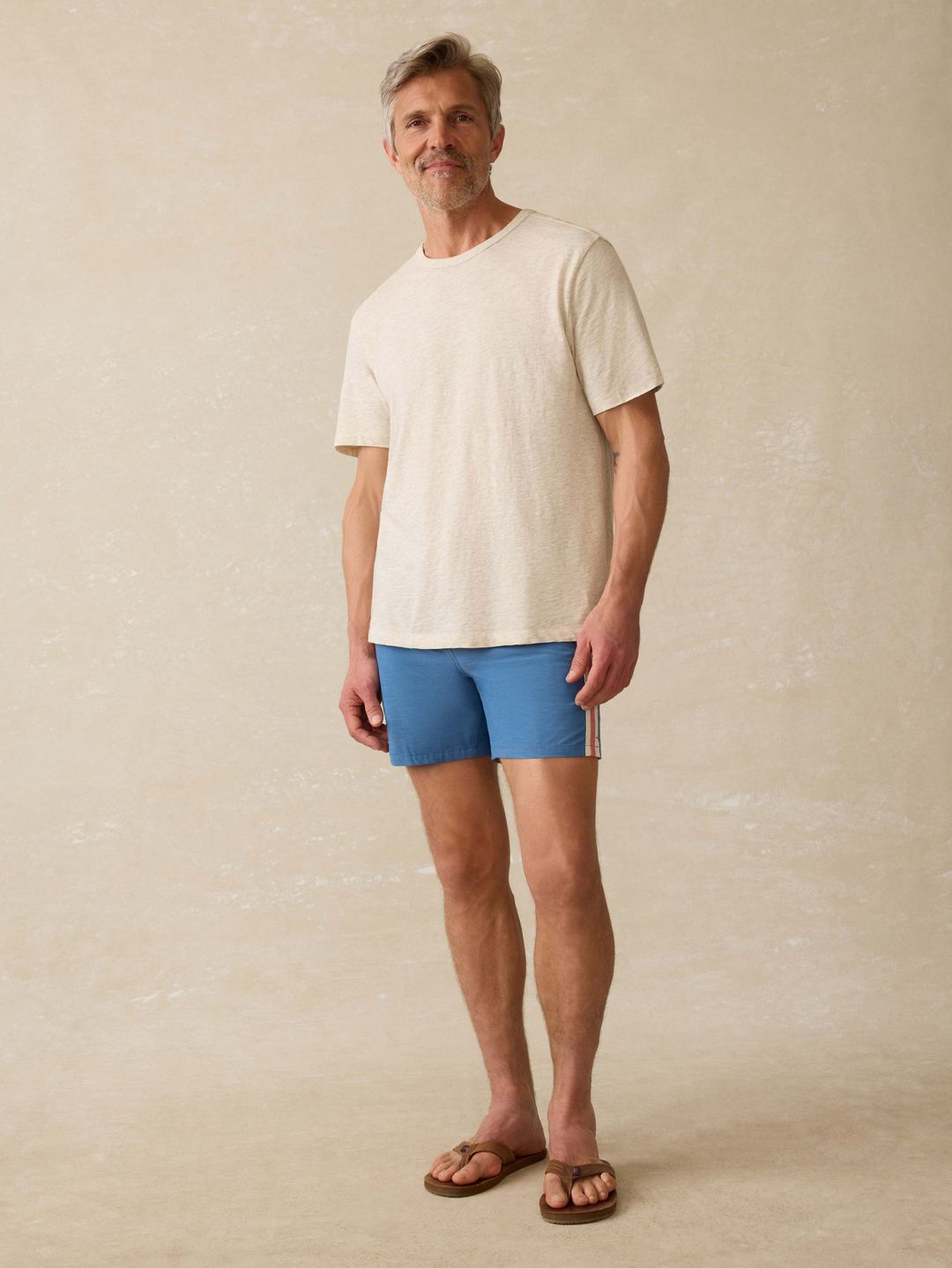 Biarritz Boardshort - Blue Horizon Stripe #4