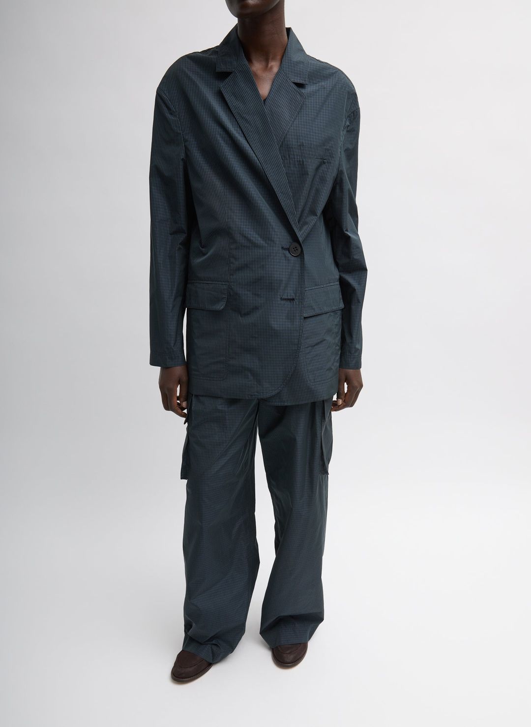Menswear Nylon Liam Blazer