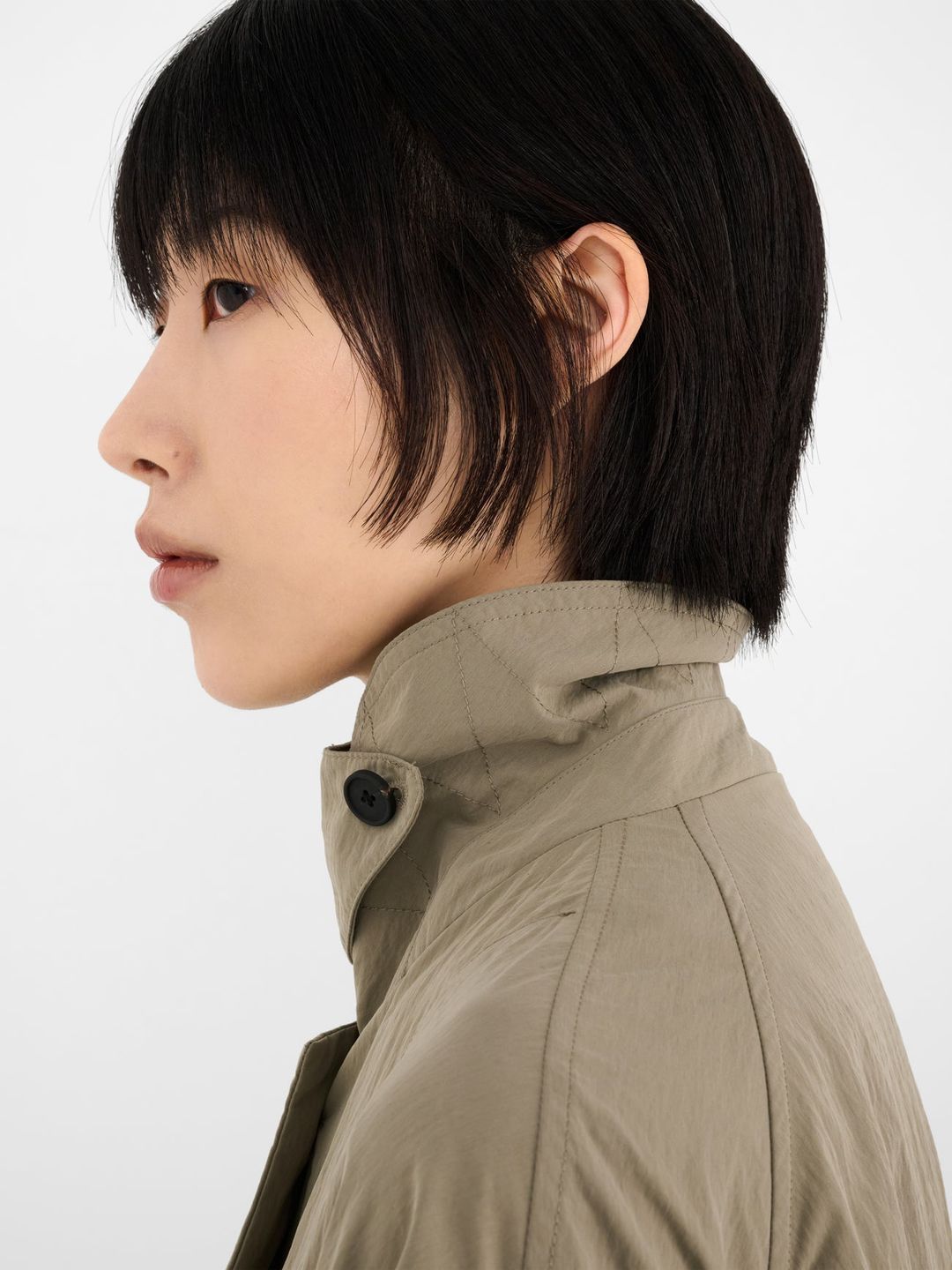 Campion Trench Coat in Mole #9