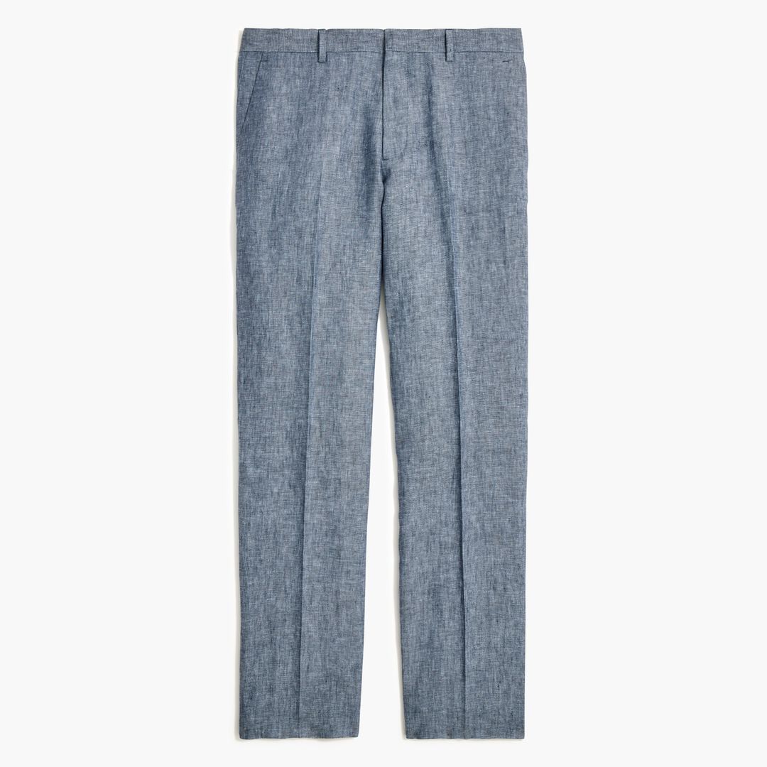 thompson slim linen suit pant #6