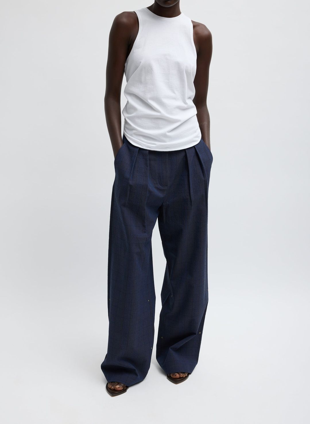 Menswear Crepon Stella Full Length Pant