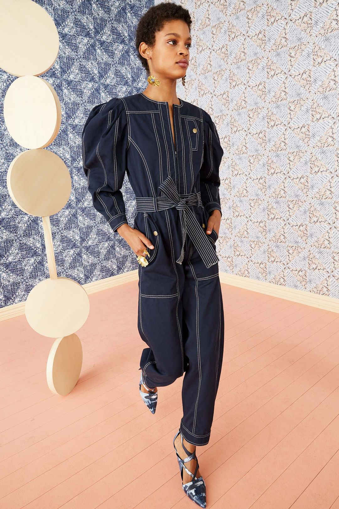 Leo Jumpsuit - Midnight