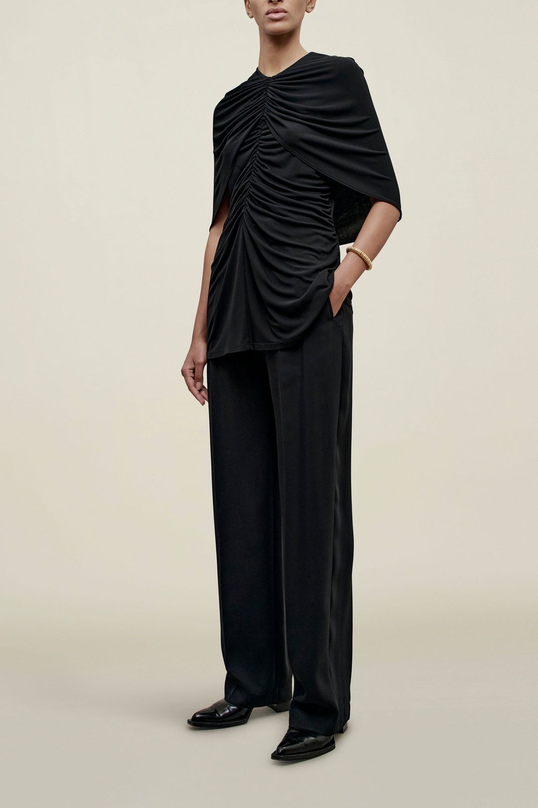 Emme Cape Top in Matte Jersey #3