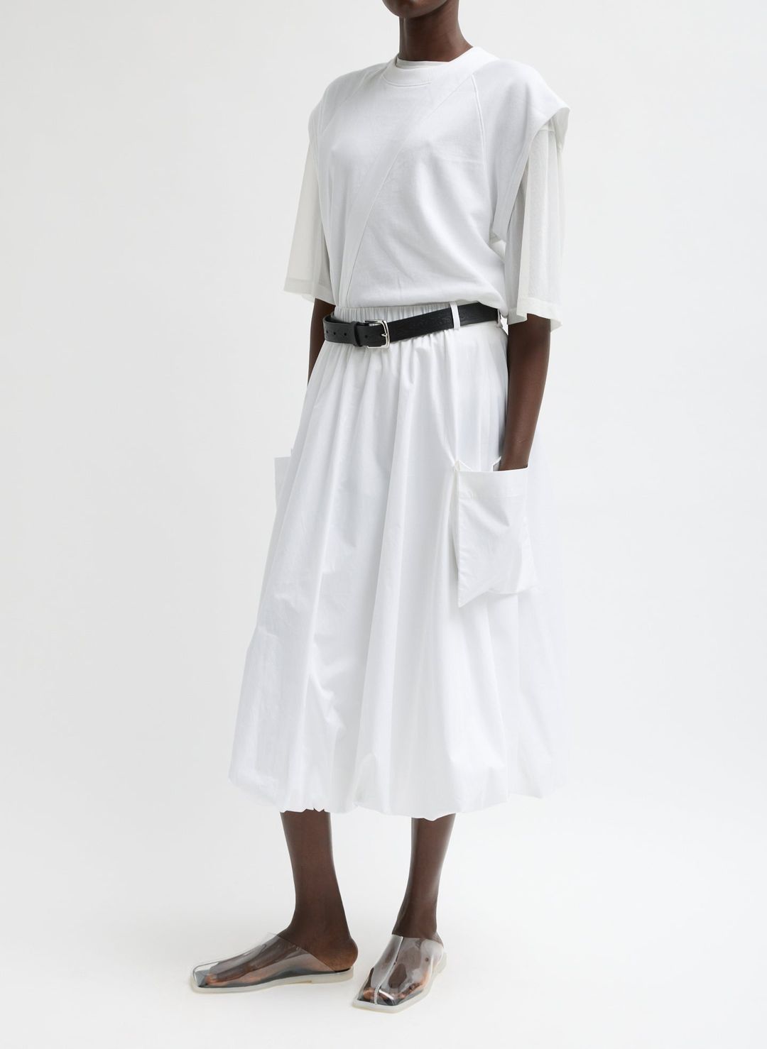 Eco Poplin Pull On Bubble Skirt #3
