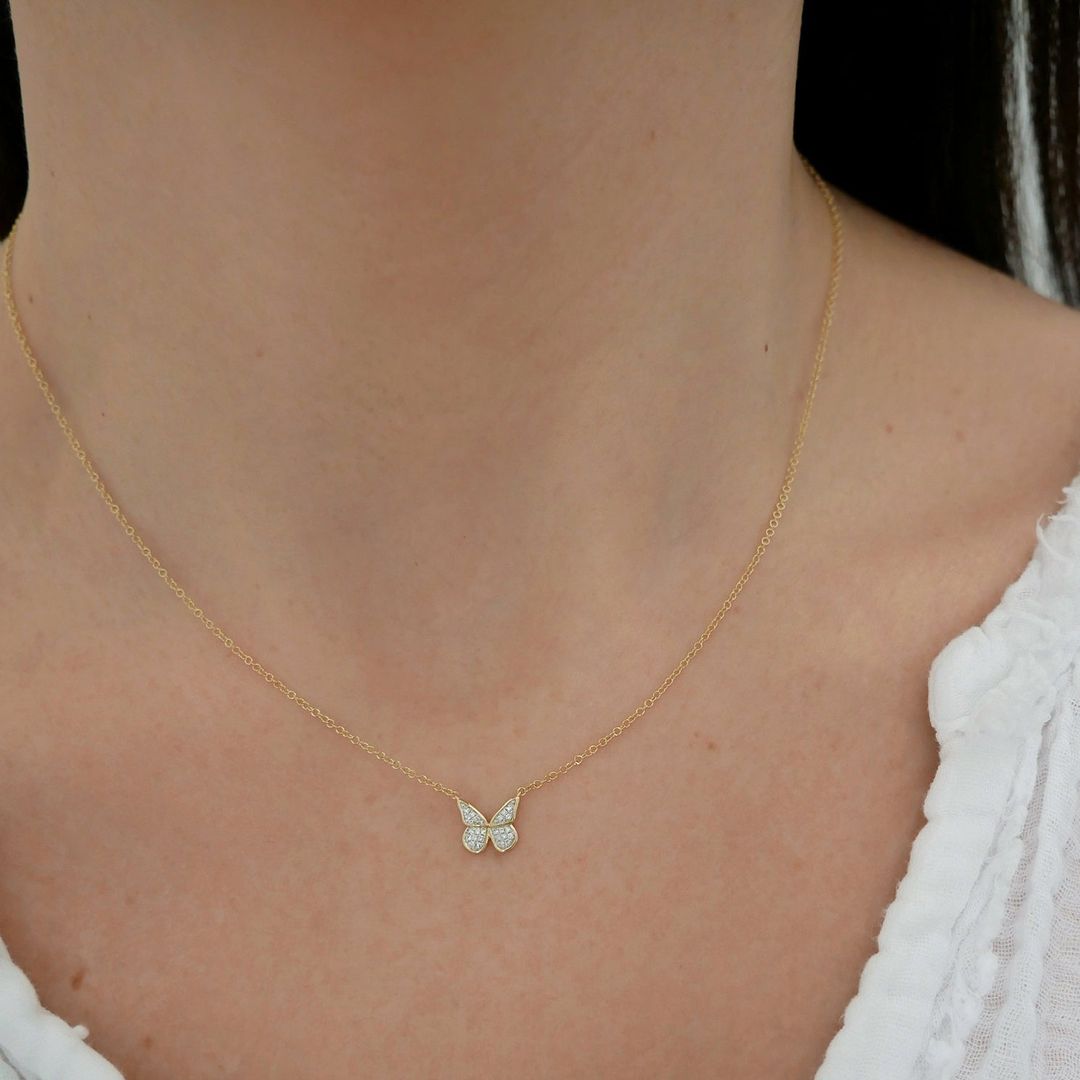 Diamond Flutter Necklace #7