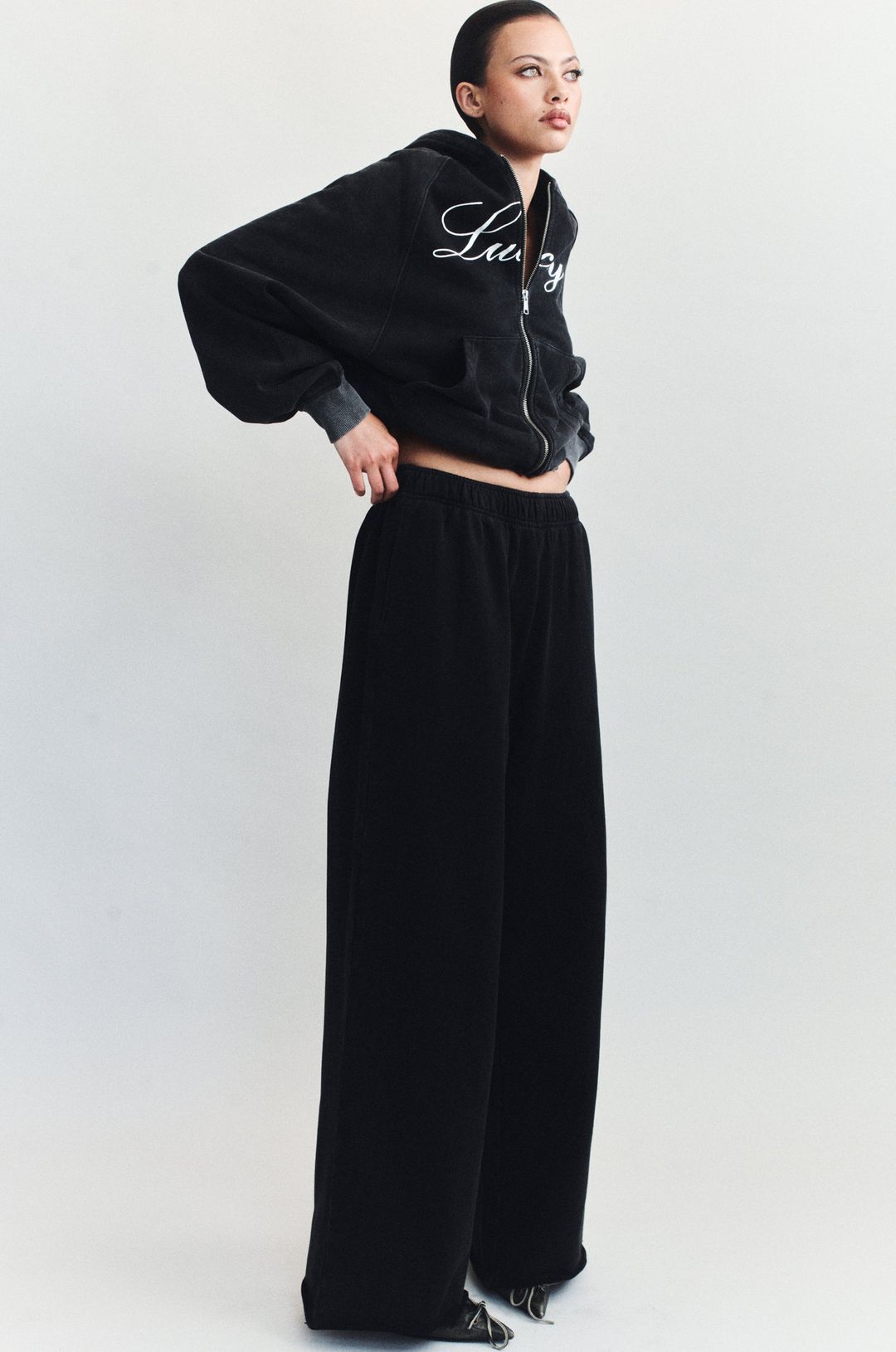 Lucky Track Pant | Washed Grey #5