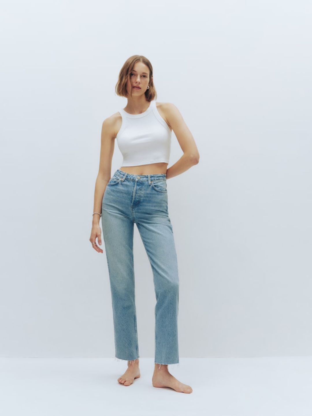 Cynthia Crop High Relaxed Jean