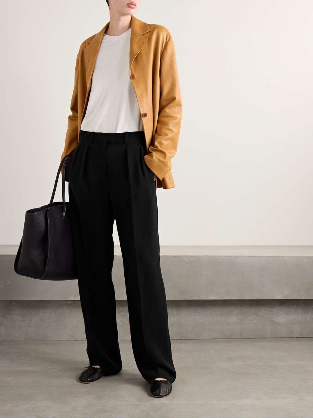 Alfidis pleated cotton-crepe wide-leg pants #2