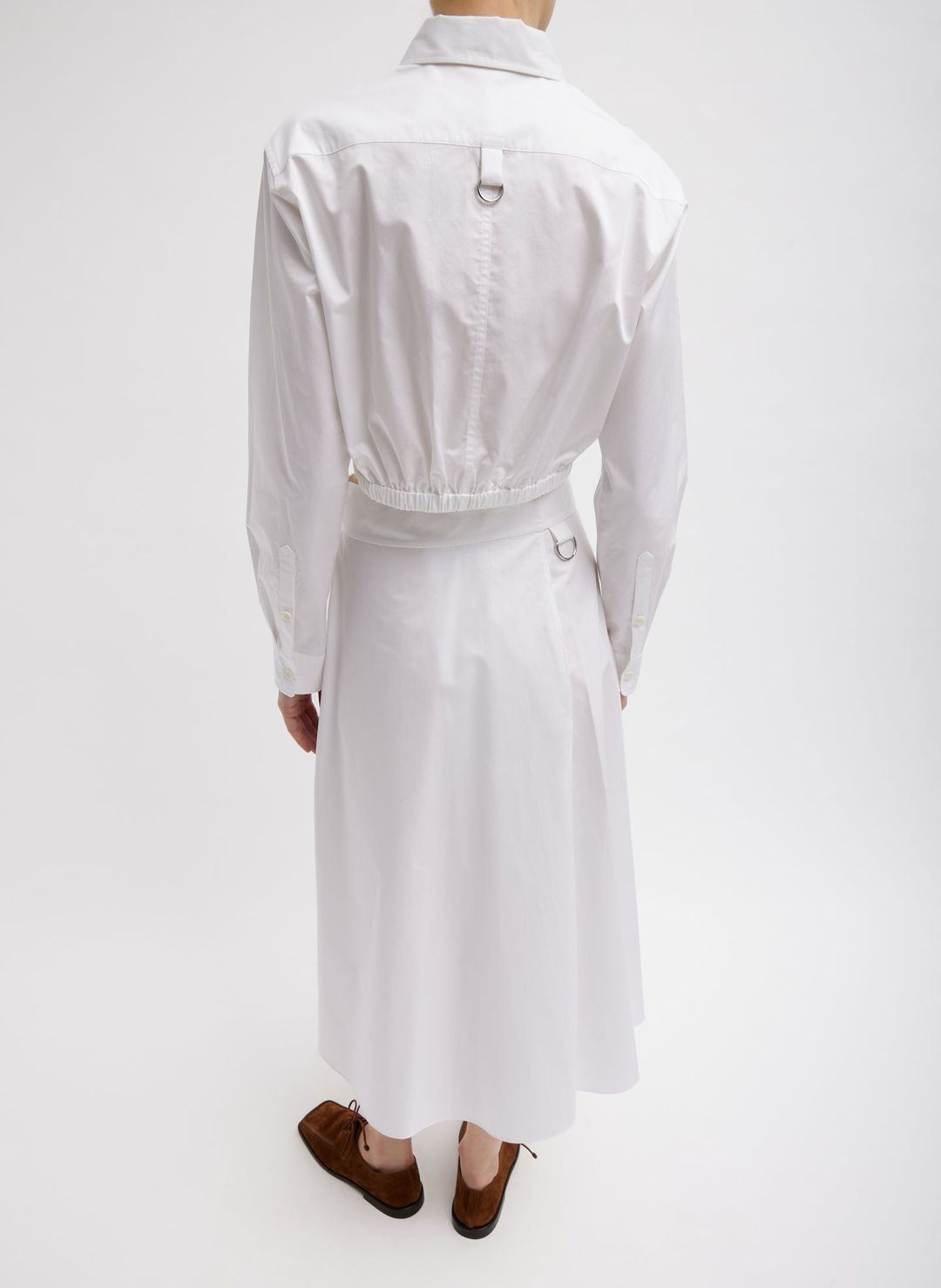 Eco Poplin Back Wrap Skirt #4