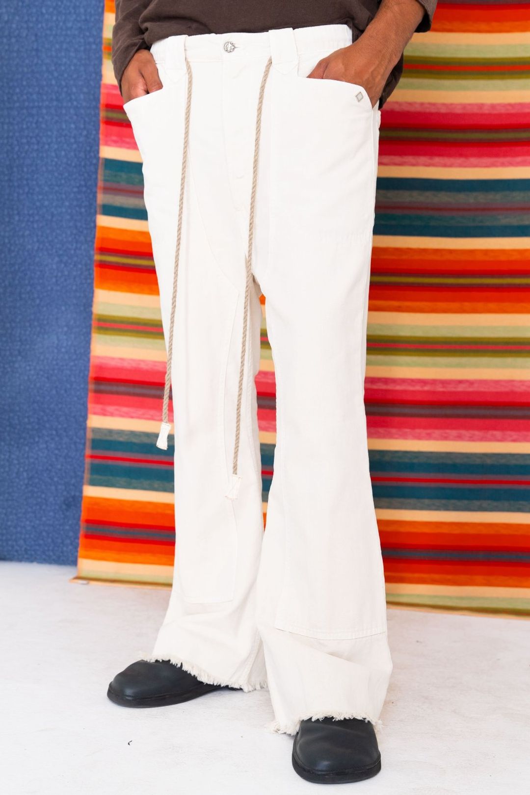 P75 Westerner Bell Bottoms Canvas Sunfaded Stone