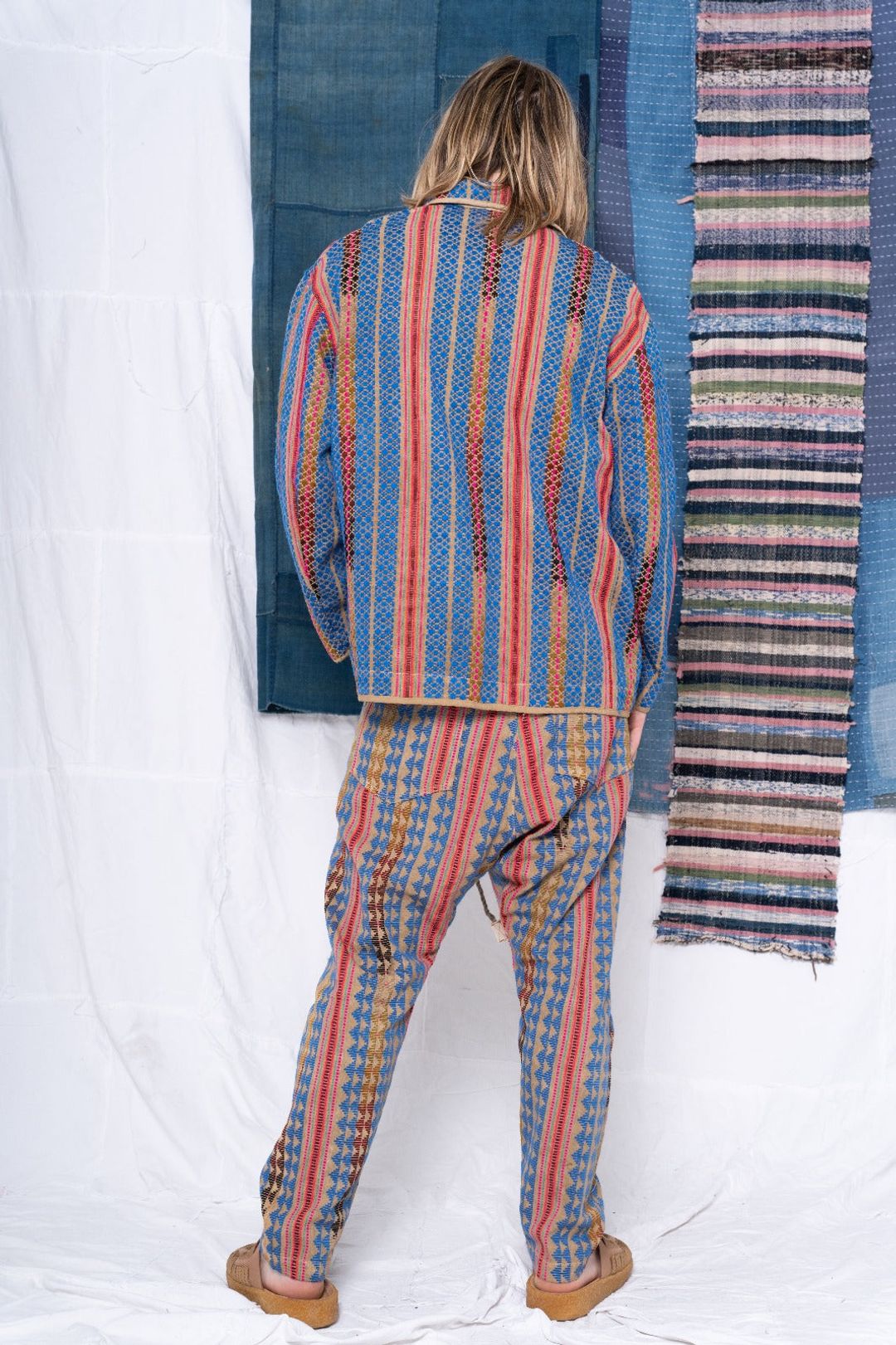 P63 Fatigue Heavy Ikat Jacquard Clay #8