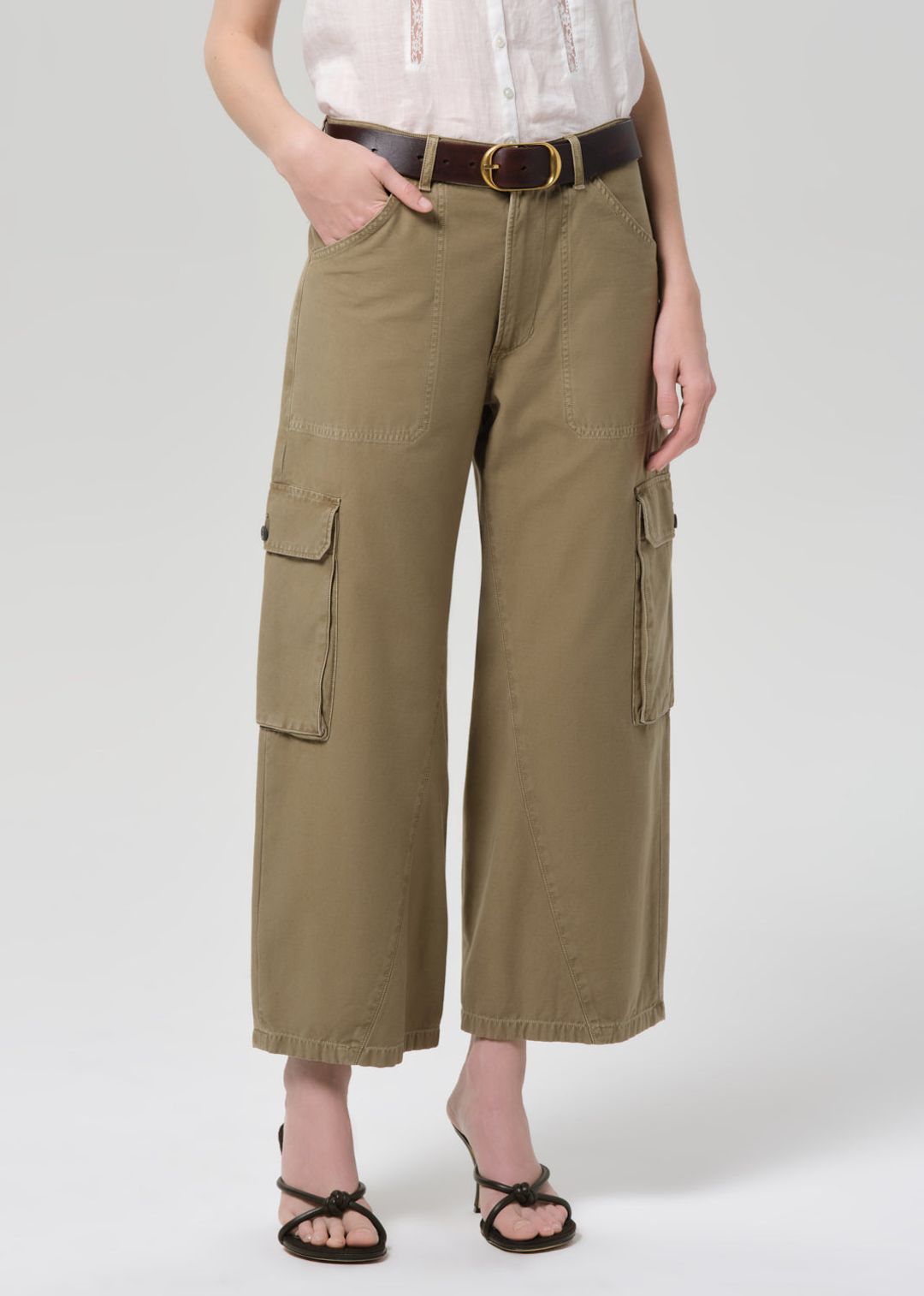 Thassos Twisted Seam Utility Pant in Bezal #4