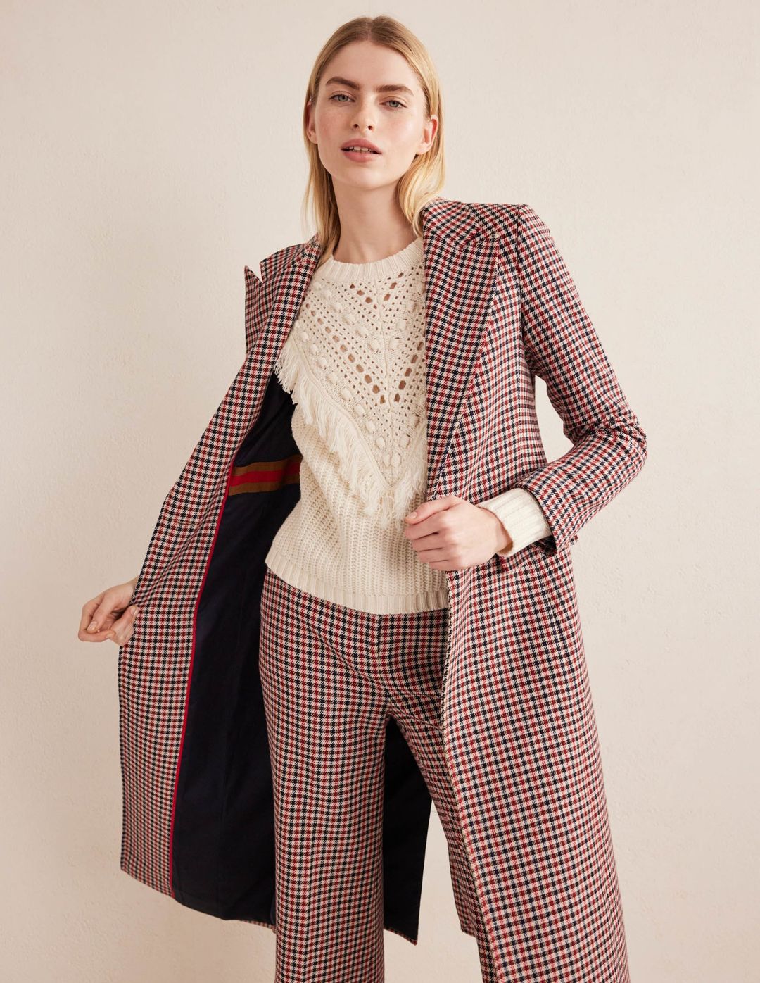 Fringe Detail Ribbed Sweater-Warm Ivory #4