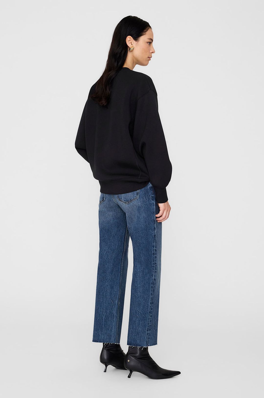 Alto Sweatshirt Framed Monogram - Black