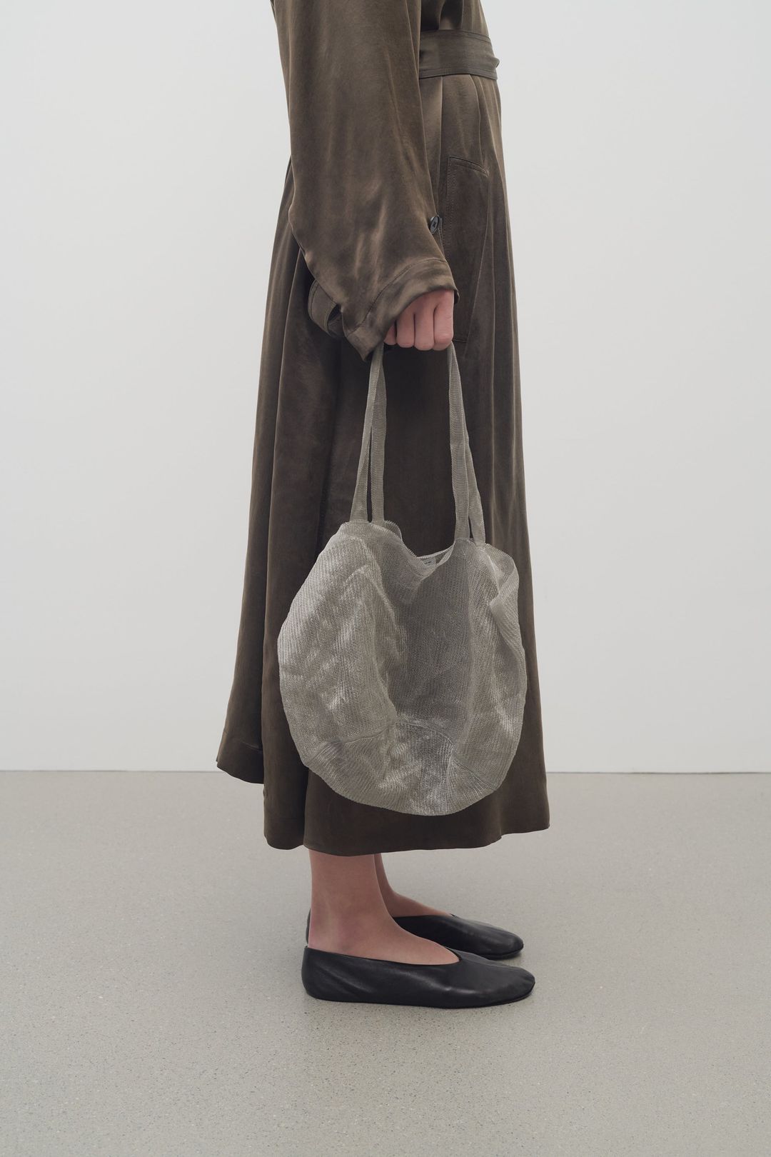 Imogen Tote Bag in Steel #4