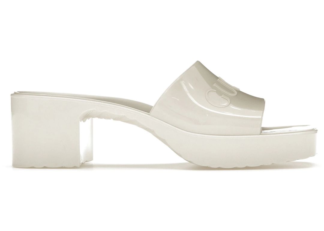 60mm Slide Sandal White Rubber #2