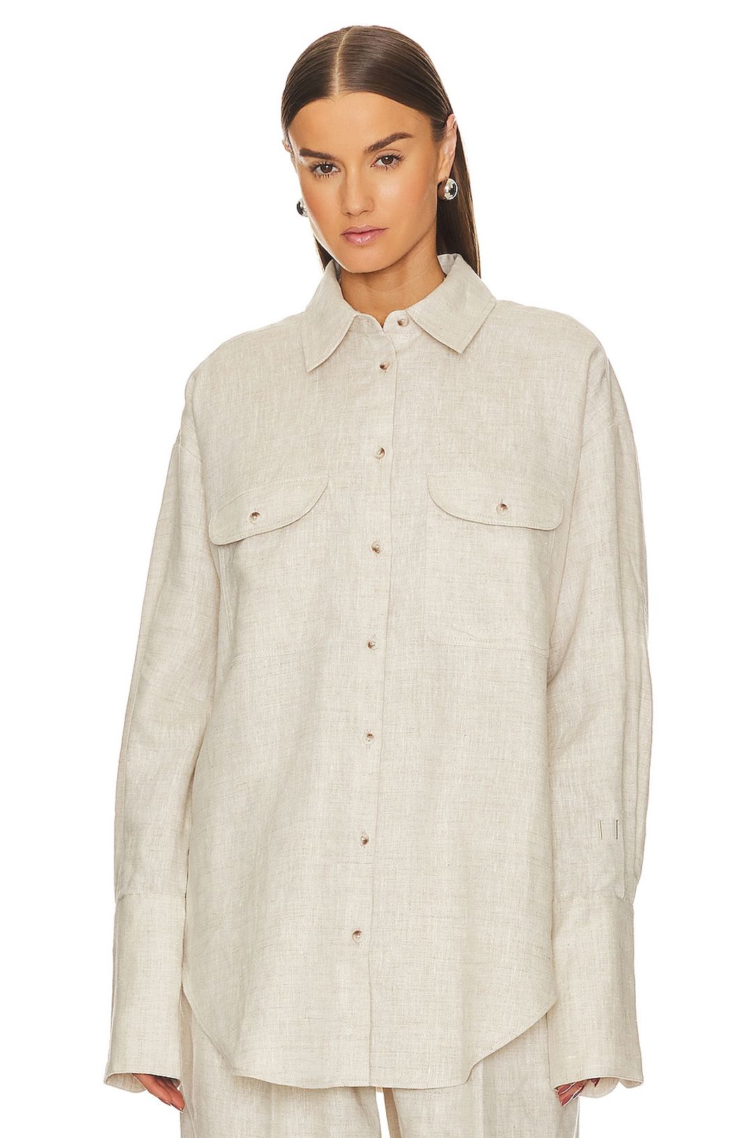 Linen Button Down Shirt #2