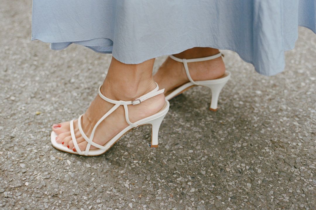 IRENE SANDAL, WHITE #5
