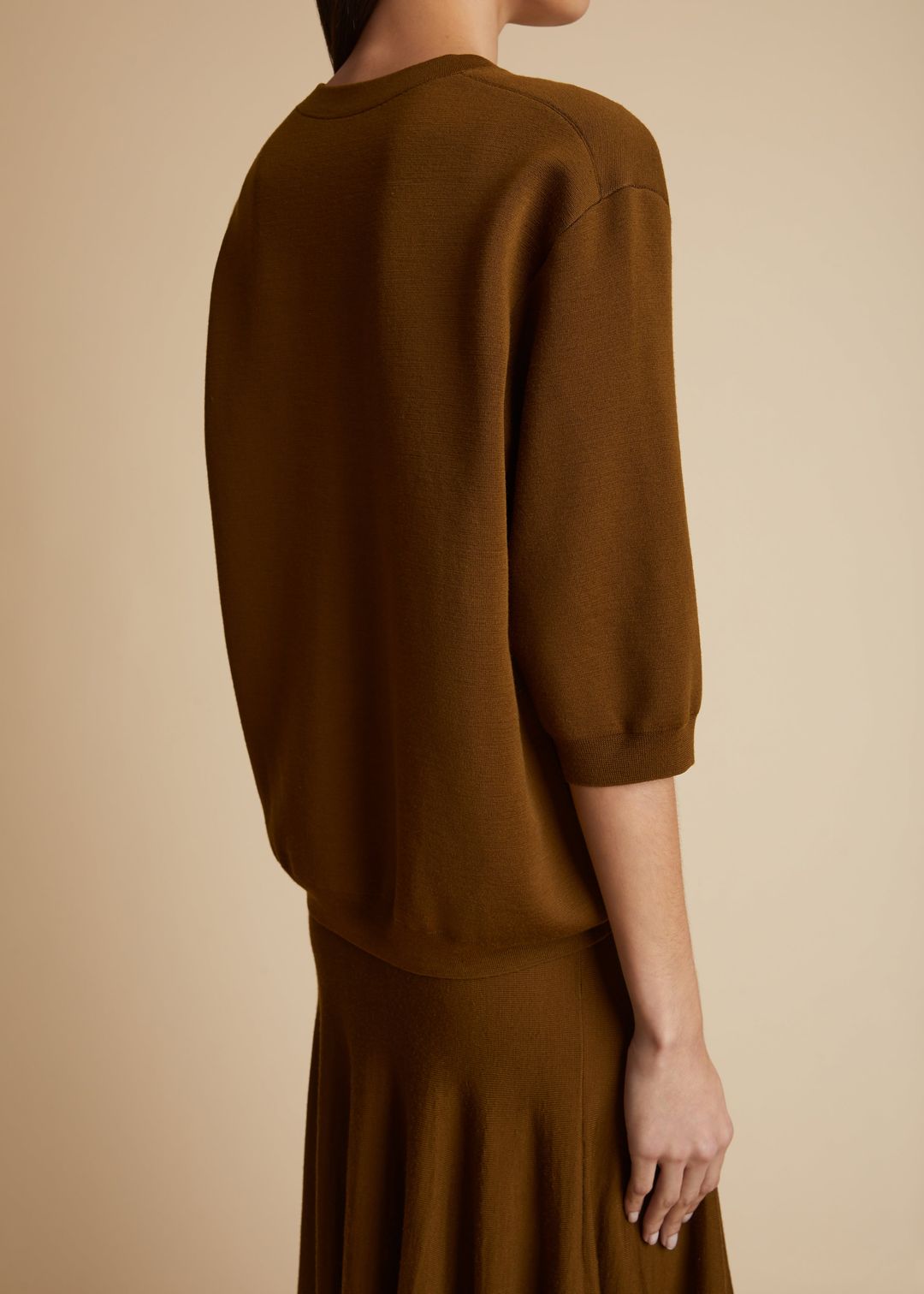 Tedi Cardigan in Dark Olive #12