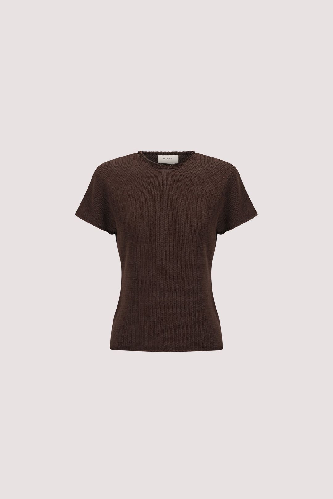 ORIA BURNT CHOC COTTON BABY TEE #8