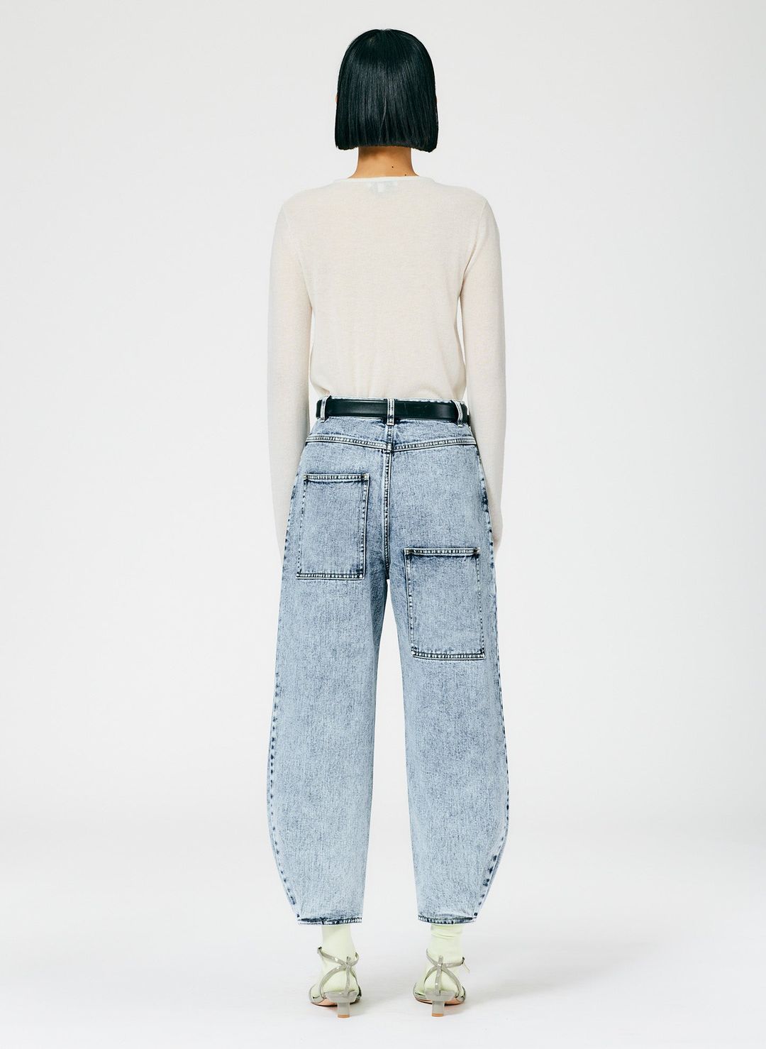 Acid Wash Denim High Waisted Quinn Jean #4