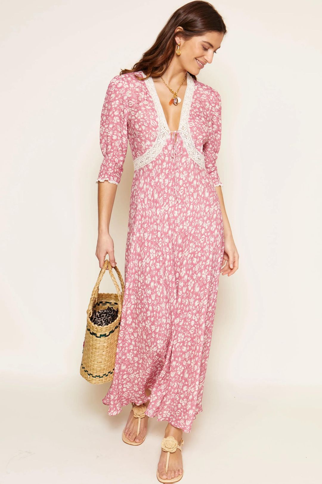 Amina - Amelie Floral Pink #4