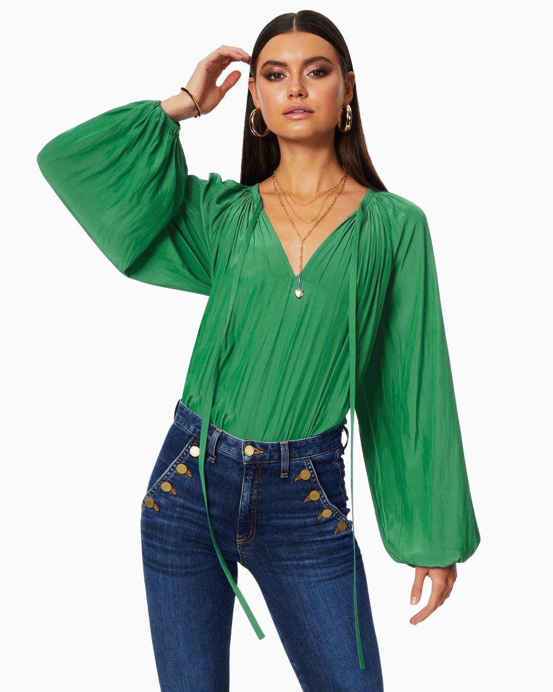 Paris Long Sleeve Blouse #7