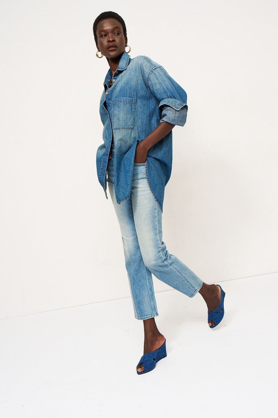 The Rose Platform in Denim #6