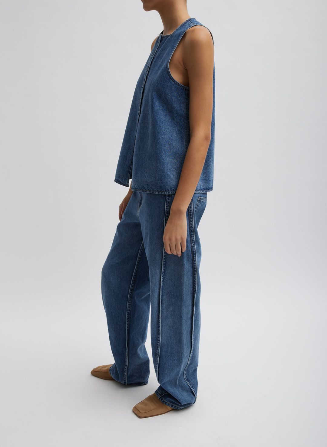 Spring Denim Tuck Jean #6
