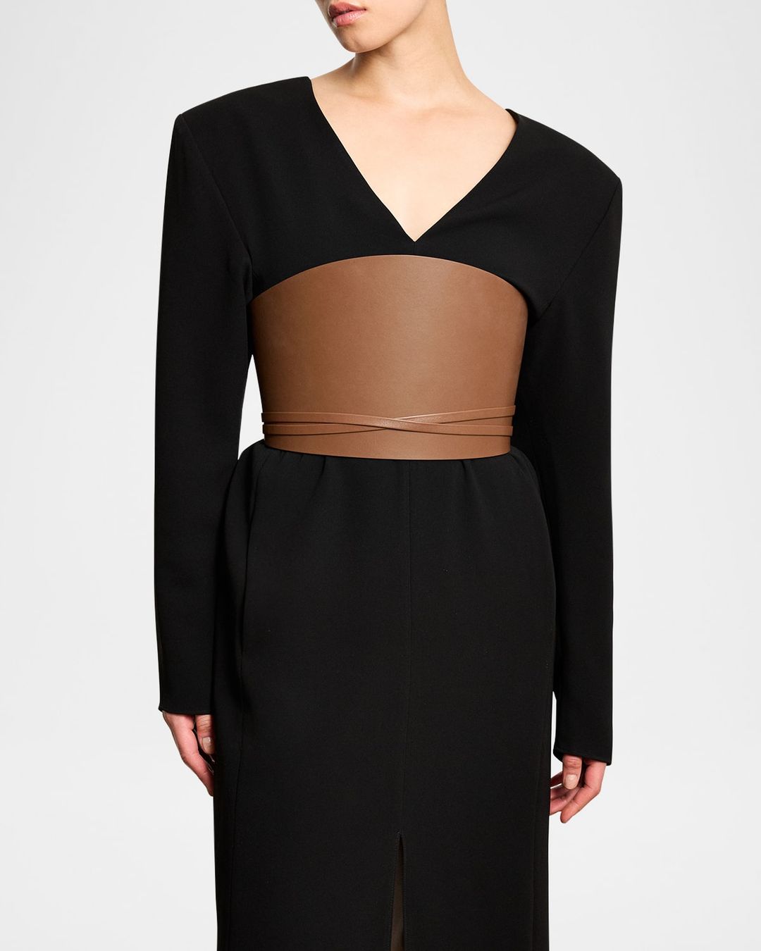 Undone Leather Corset